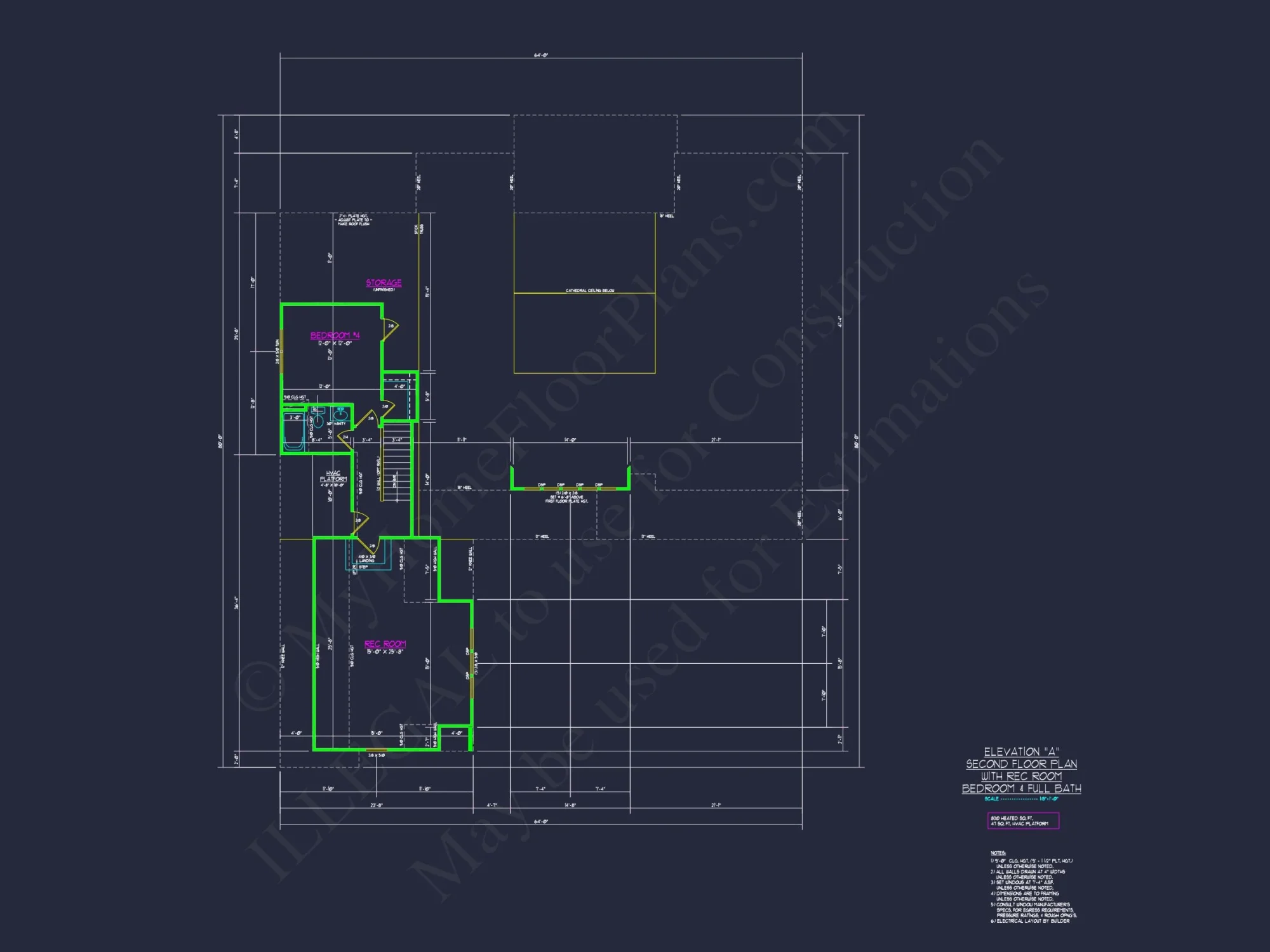 Craftsman house Floor Plan with Spacious Design & CAD Blueprint