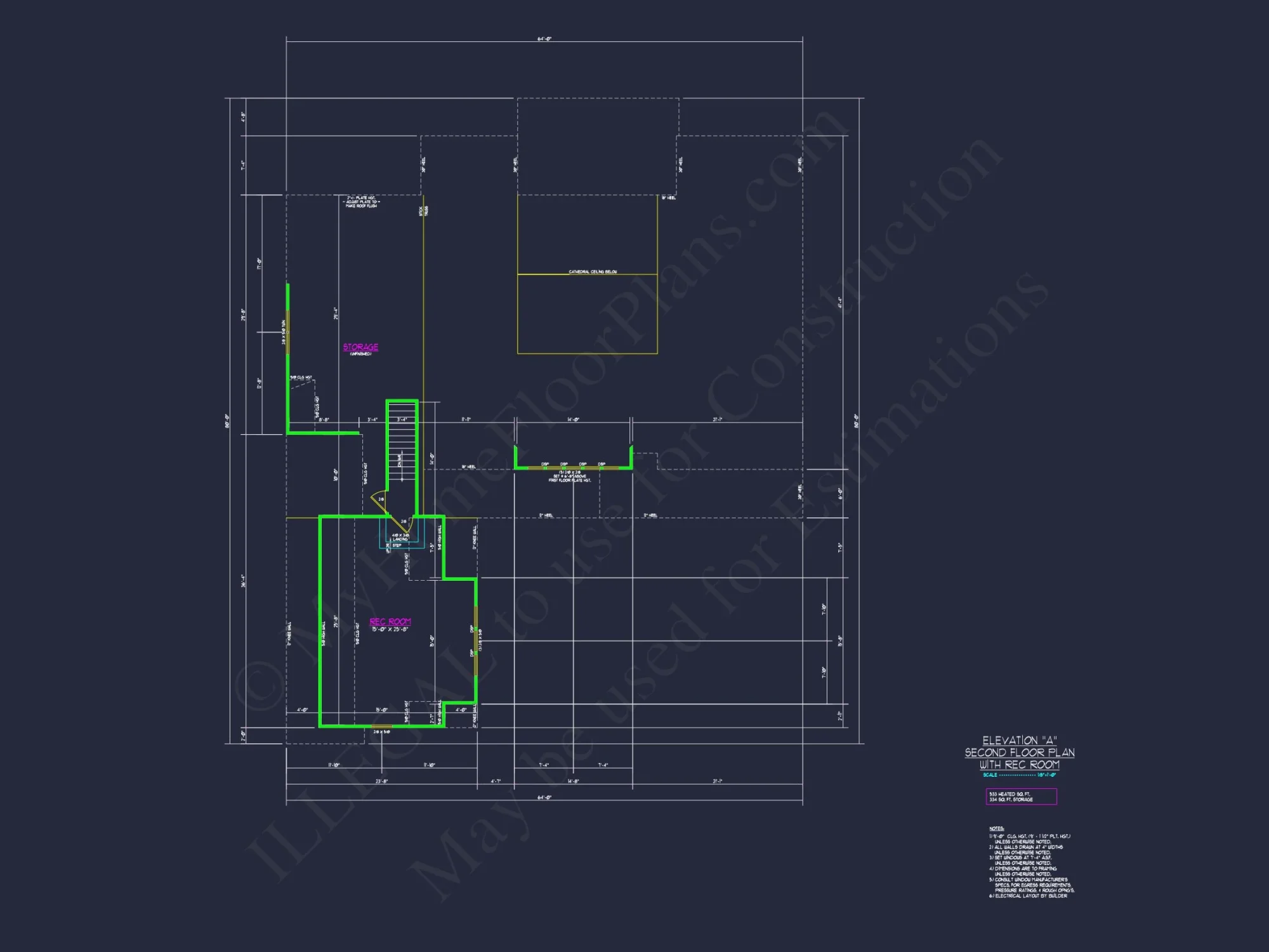 Craftsman house Floor Plan with Spacious Design & CAD Blueprint
