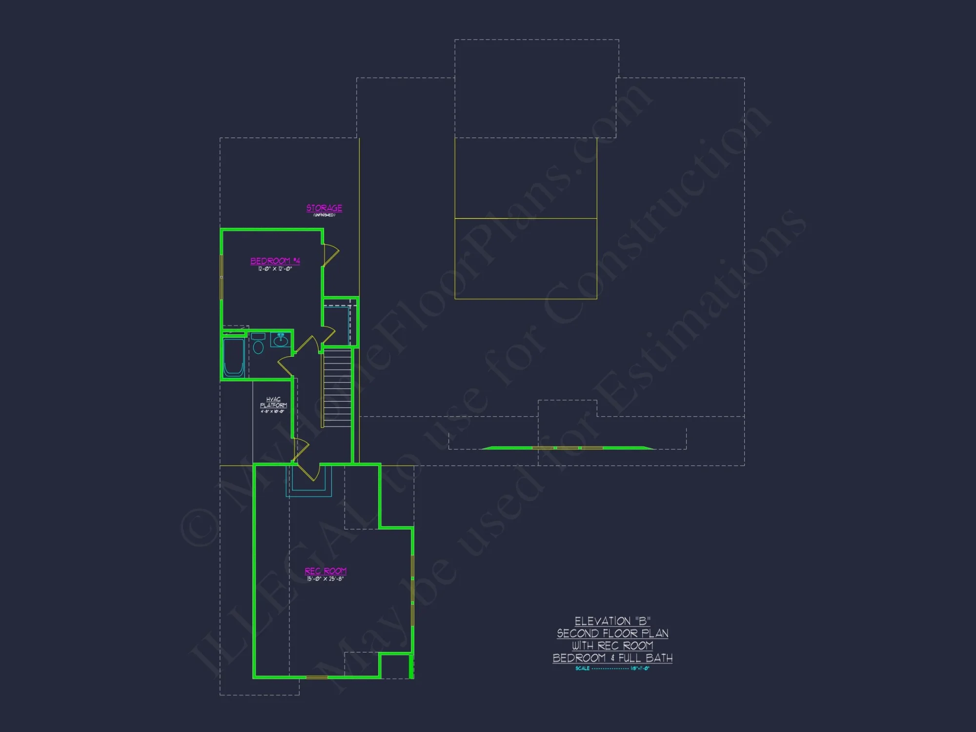 Craftsman house Floor Plan with Spacious Design & CAD Blueprint