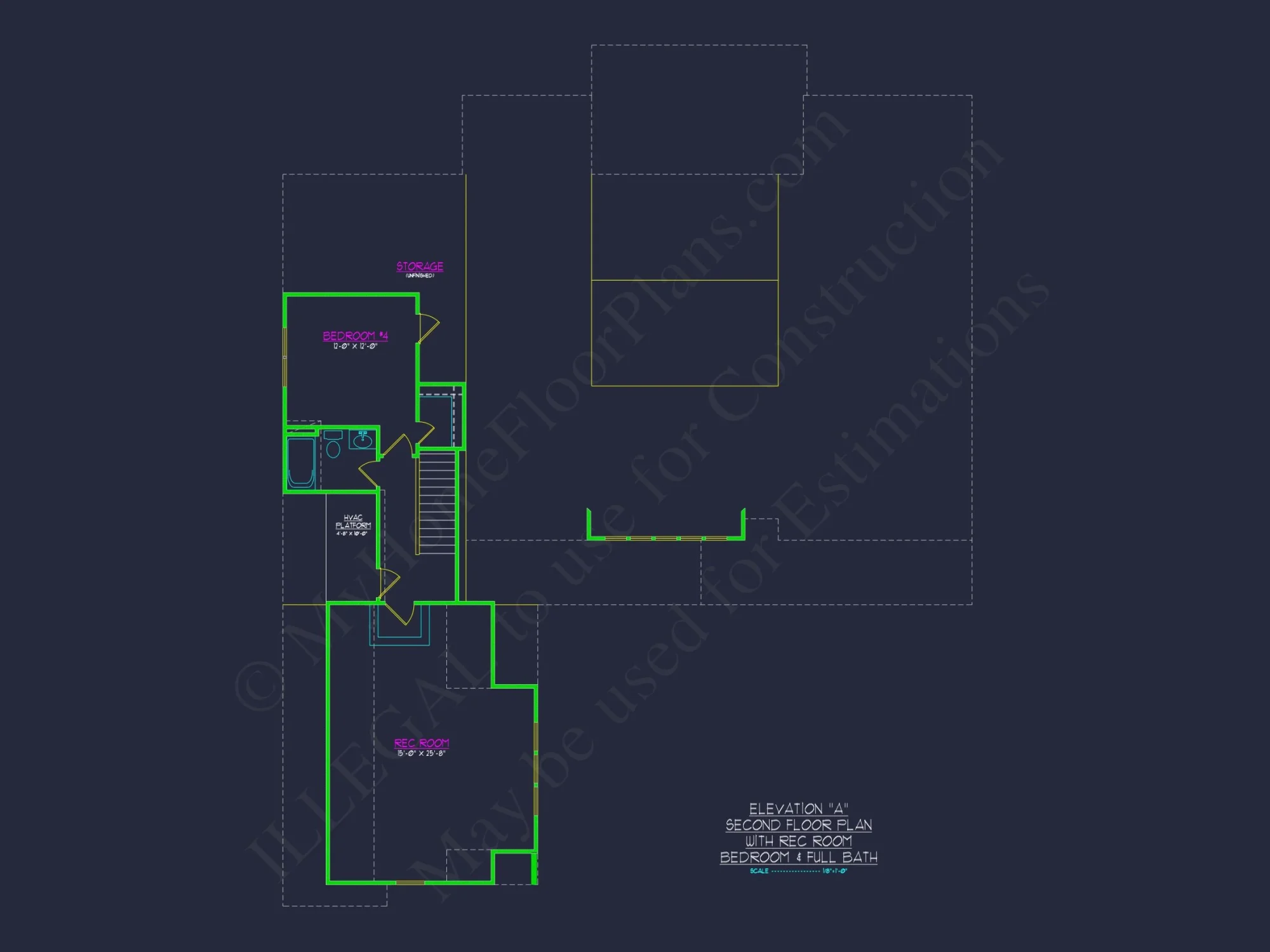 Craftsman house Floor Plan with Spacious Design & CAD Blueprint