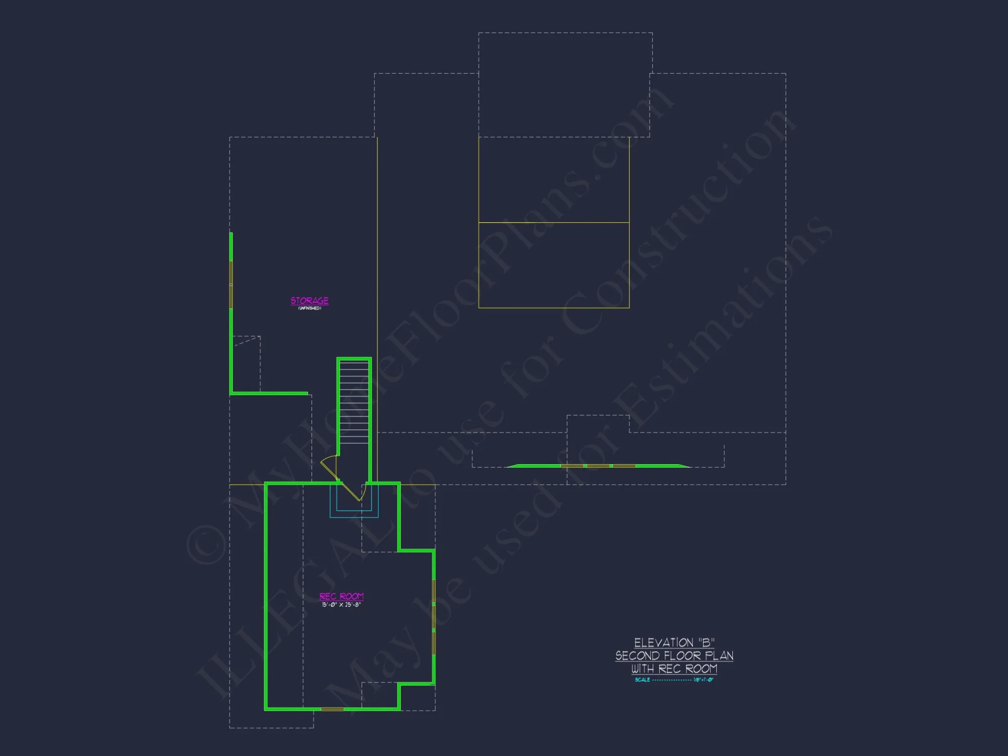 Craftsman house Floor Plan with Spacious Design & CAD Blueprint