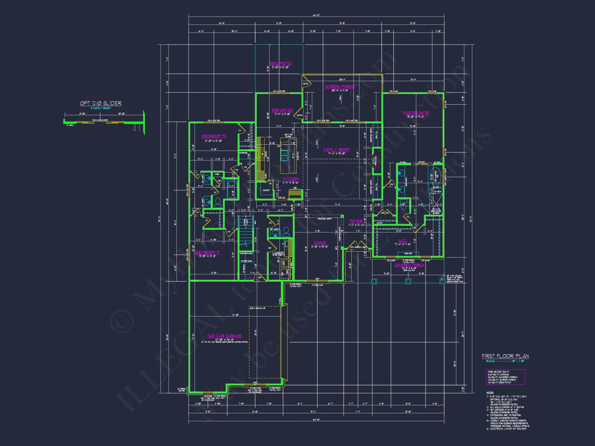 Craftsman house Floor Plan with Spacious Design & CAD Blueprint