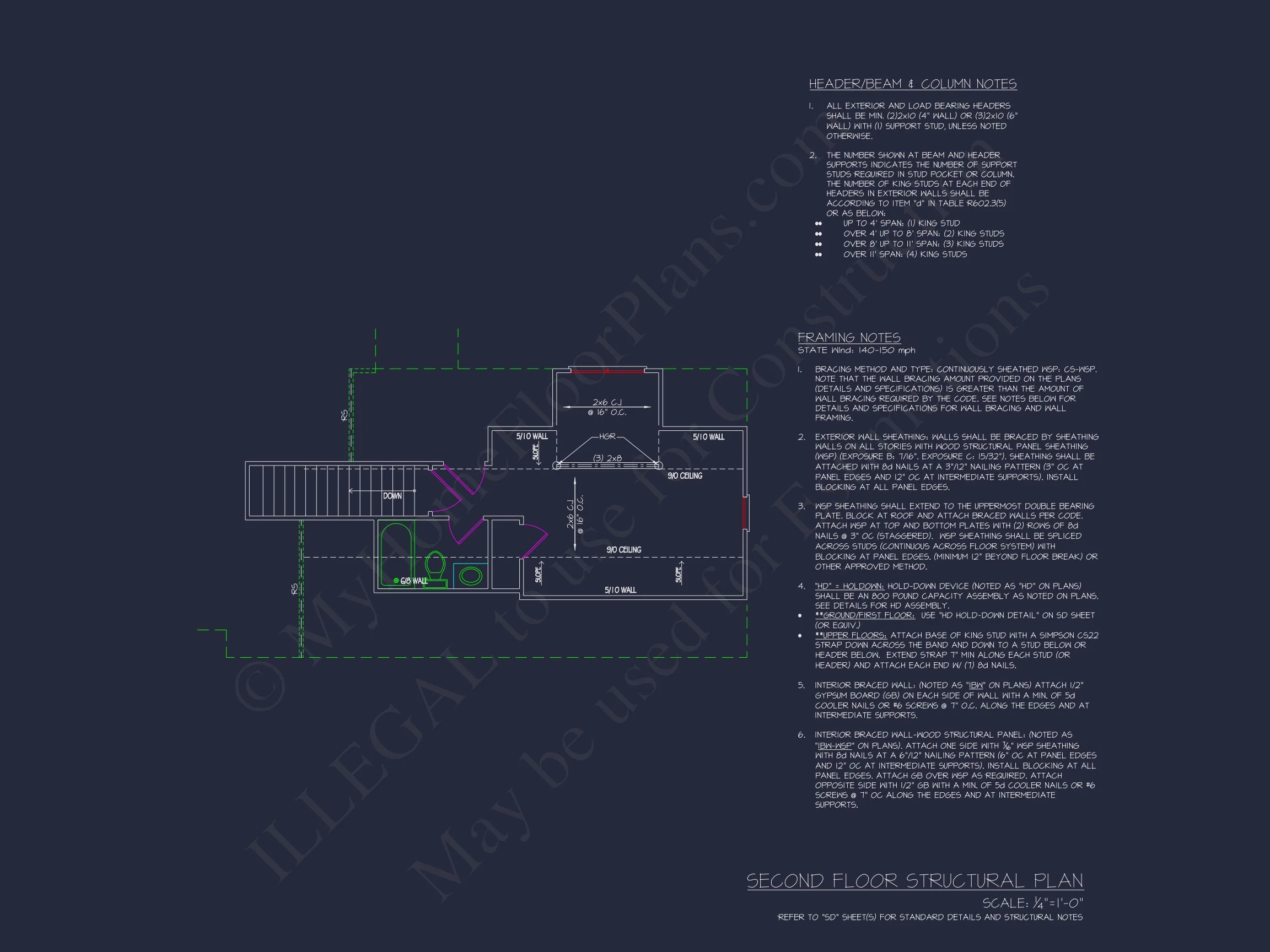 Spacious house Plan with Modern Design and CAD Blueprint Features