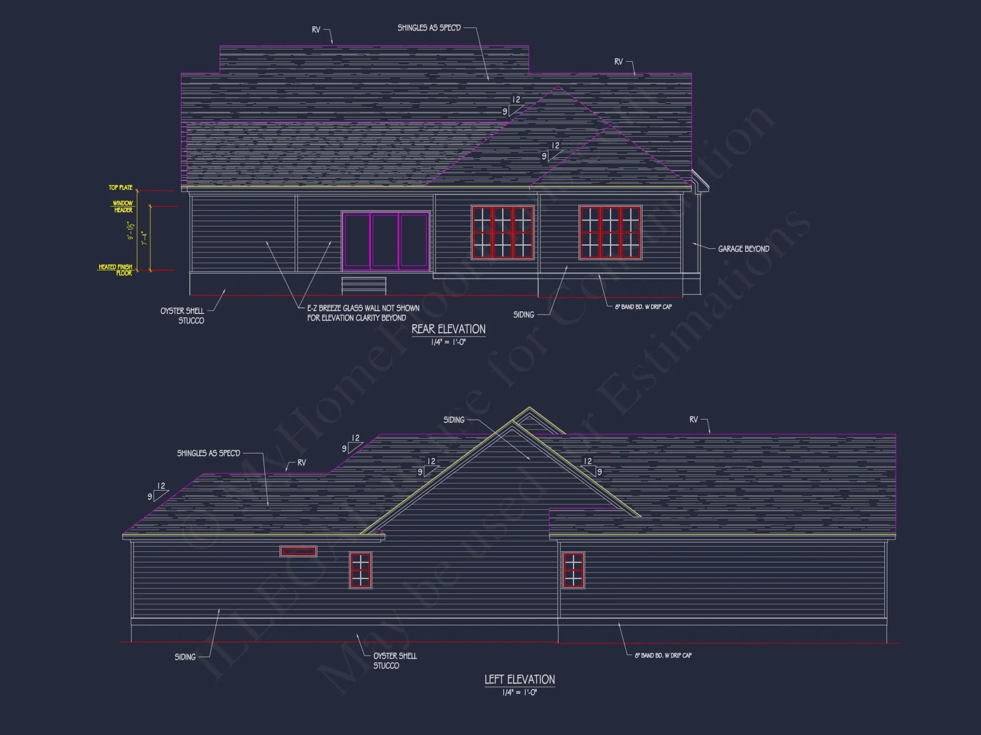 Spacious house Plan with Modern Design and CAD Blueprint Features