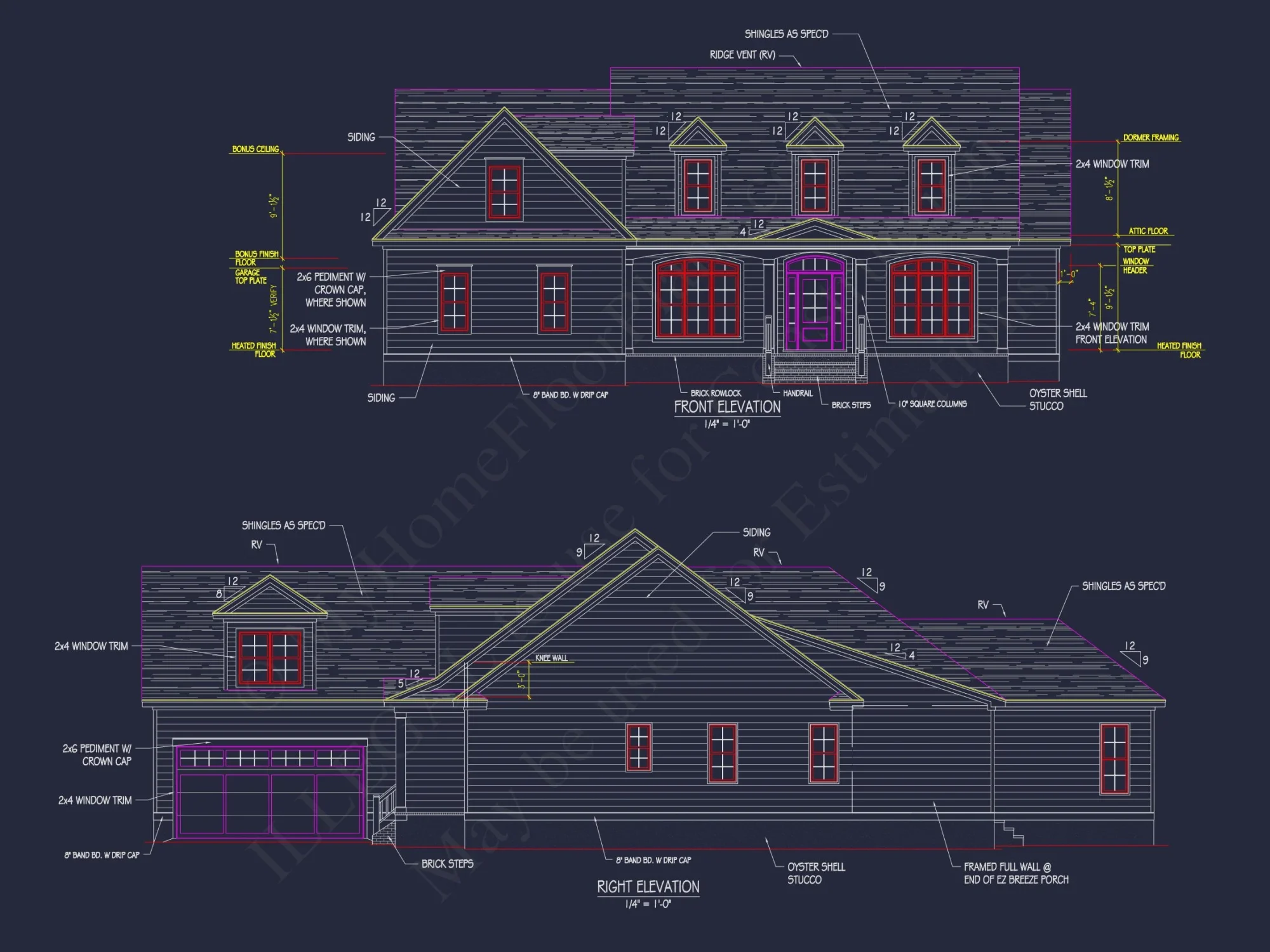Spacious house Plan with Modern Design and CAD Blueprint Features