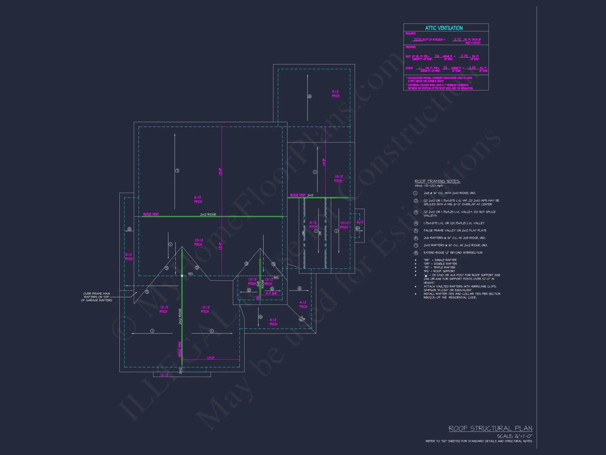 Modern house Plan with 4 Bedrooms, CAD Floor Designs & Features