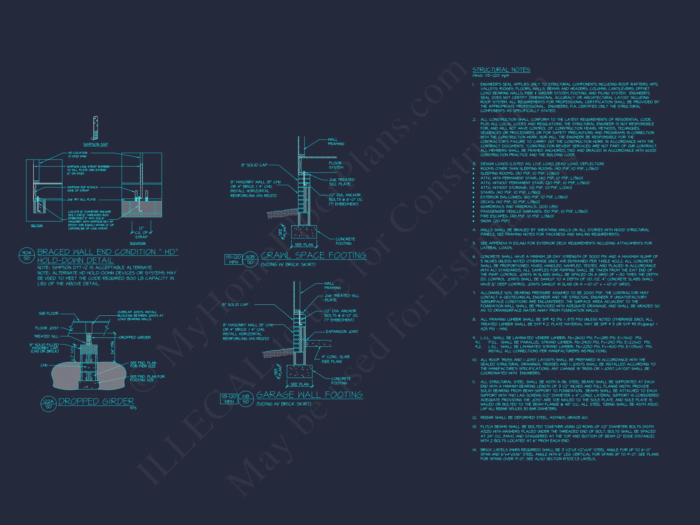 20-1341 HOUSE PLAN - Craftsman House Floor Plan | 2-Story Blueprint with 3 Beds 12 2-Story Blueprint with 3 Beds