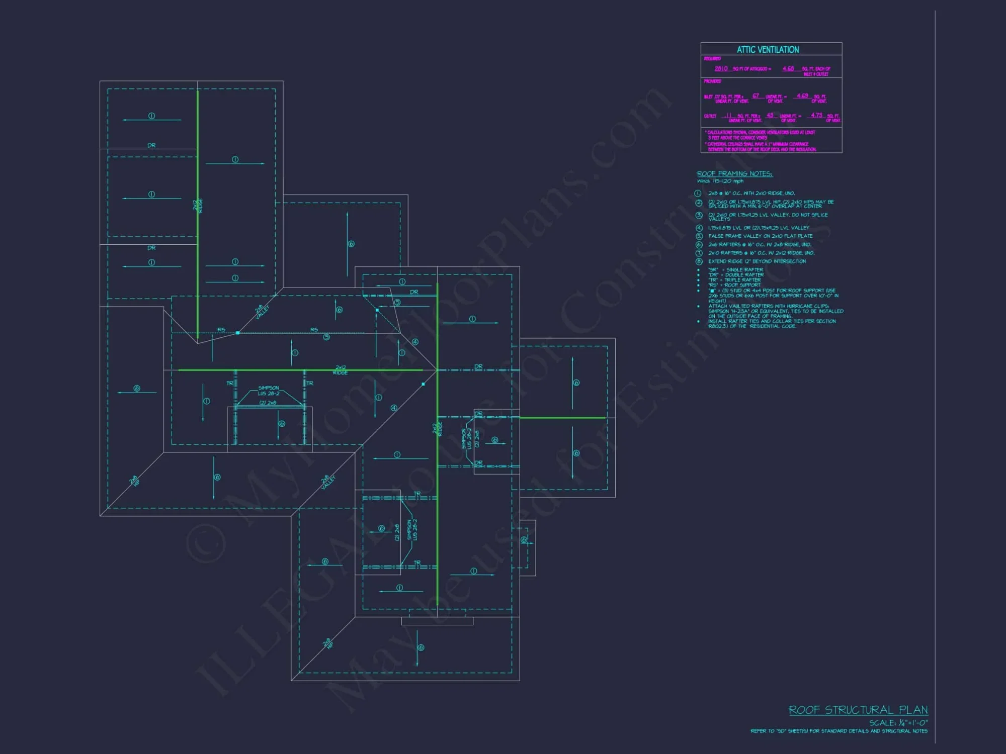 Craftsman house Floor Plan