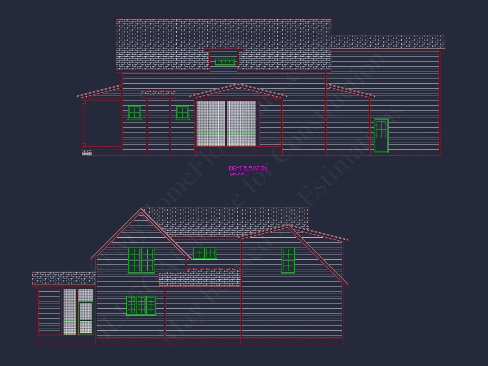 Craftsman house Floor Plan