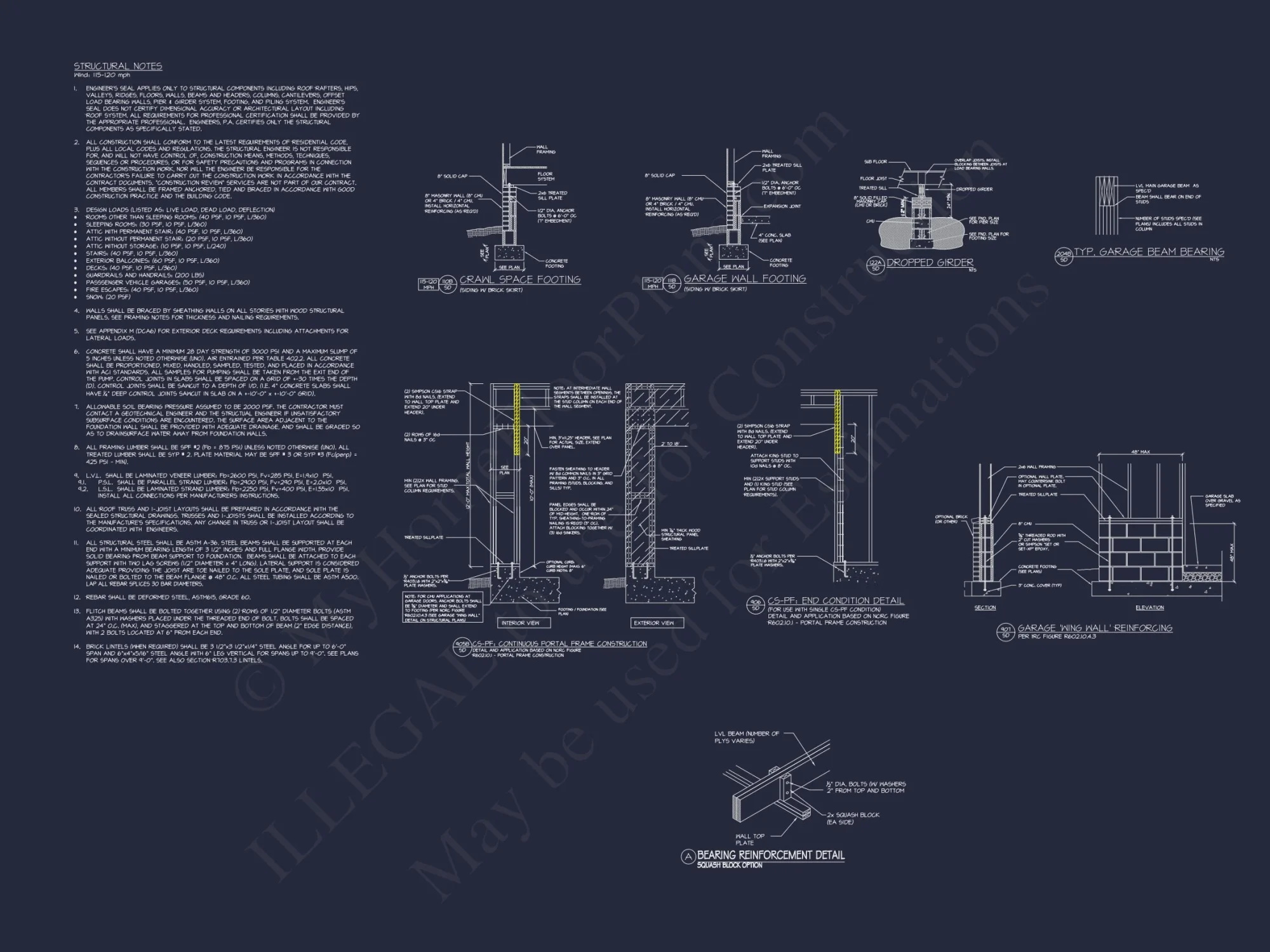 Modern Craftsman house Plan with 4 Bedrooms and 2 Floors