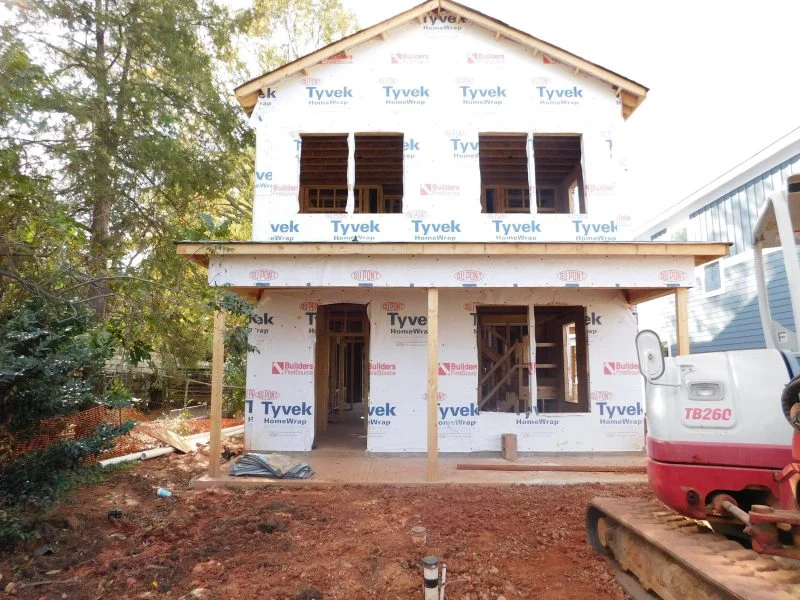 Craftsman house Plan with 2-Story Floor Blueprint Design