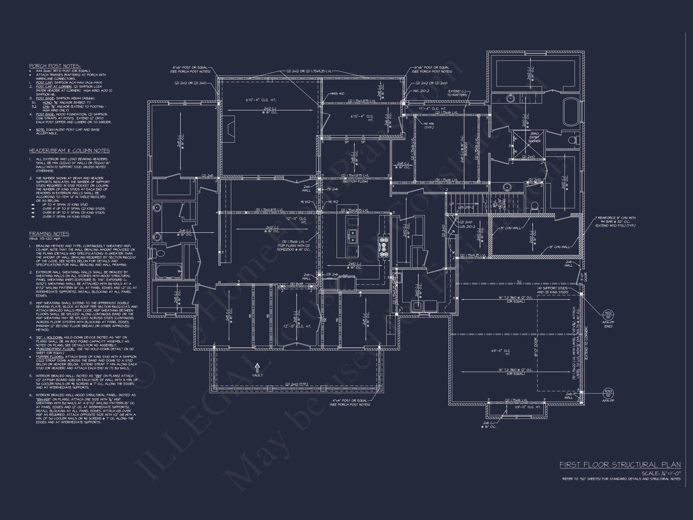 Traditional Southern house Plan with Spacious Floor Designs