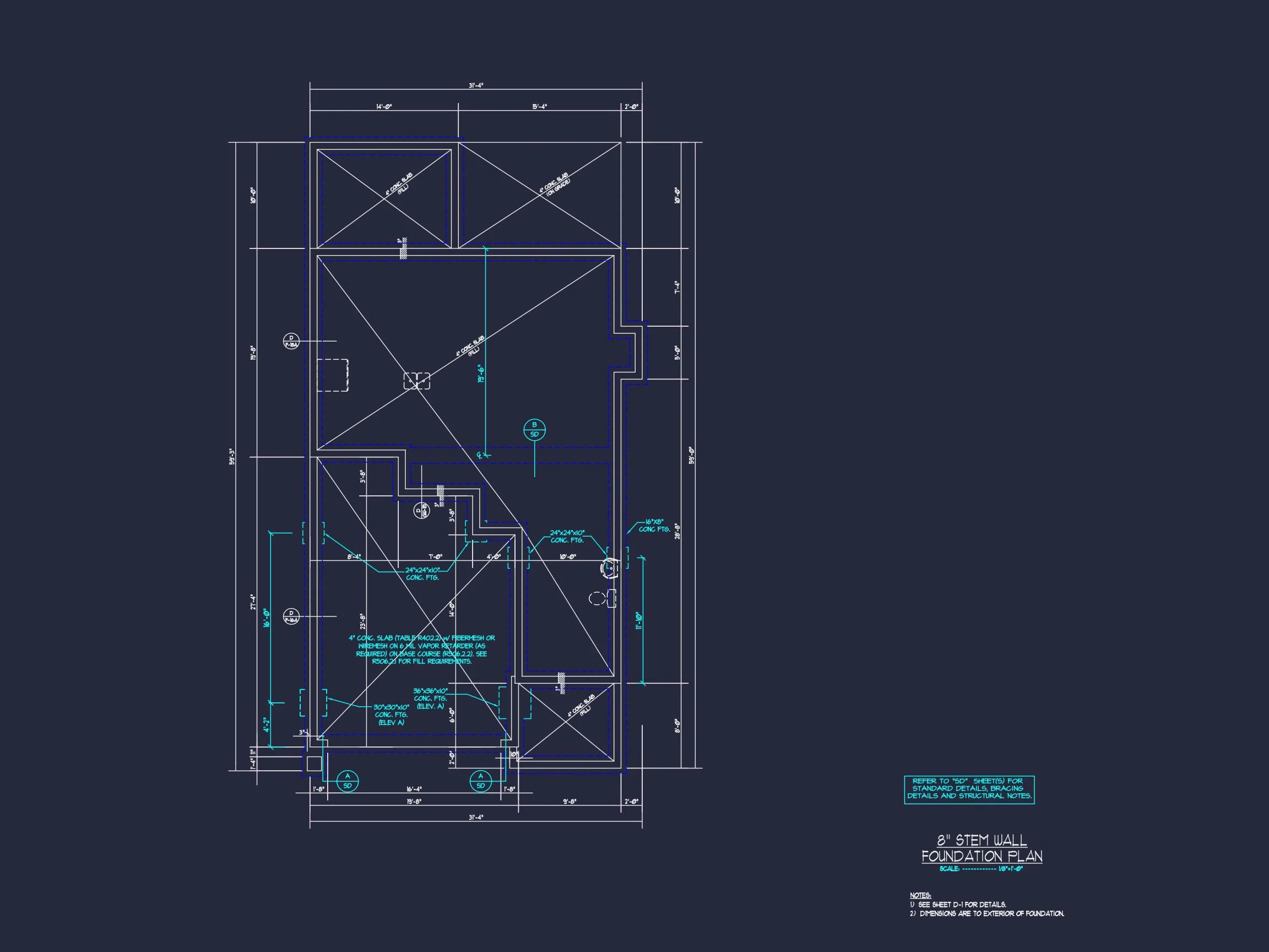 Modern Craftsman house Plan with 2 Floors & Detailed CAD Designs