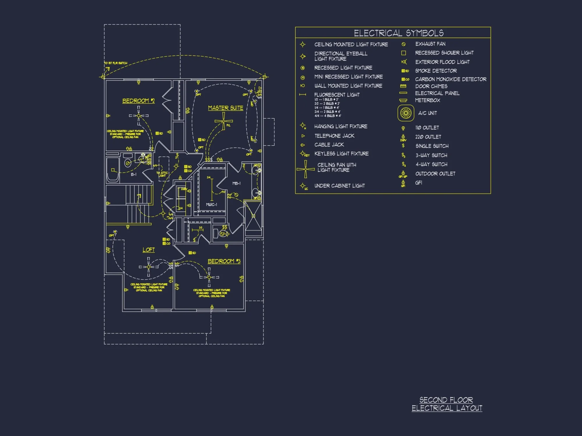 Modern Craftsman house Plan with 2 Floors & Detailed CAD Designs