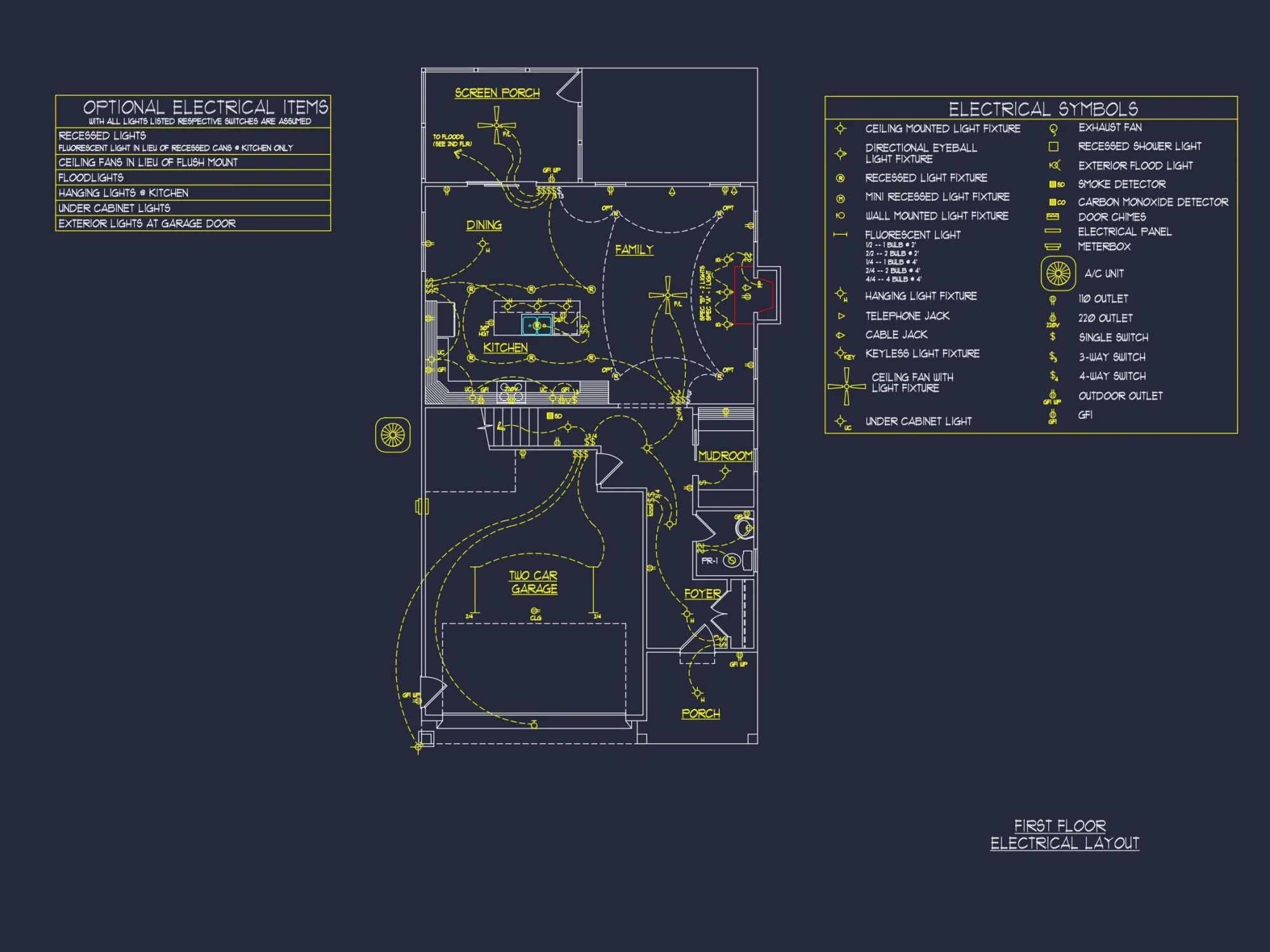 Modern Craftsman house Plan with 2 Floors & Detailed CAD Designs