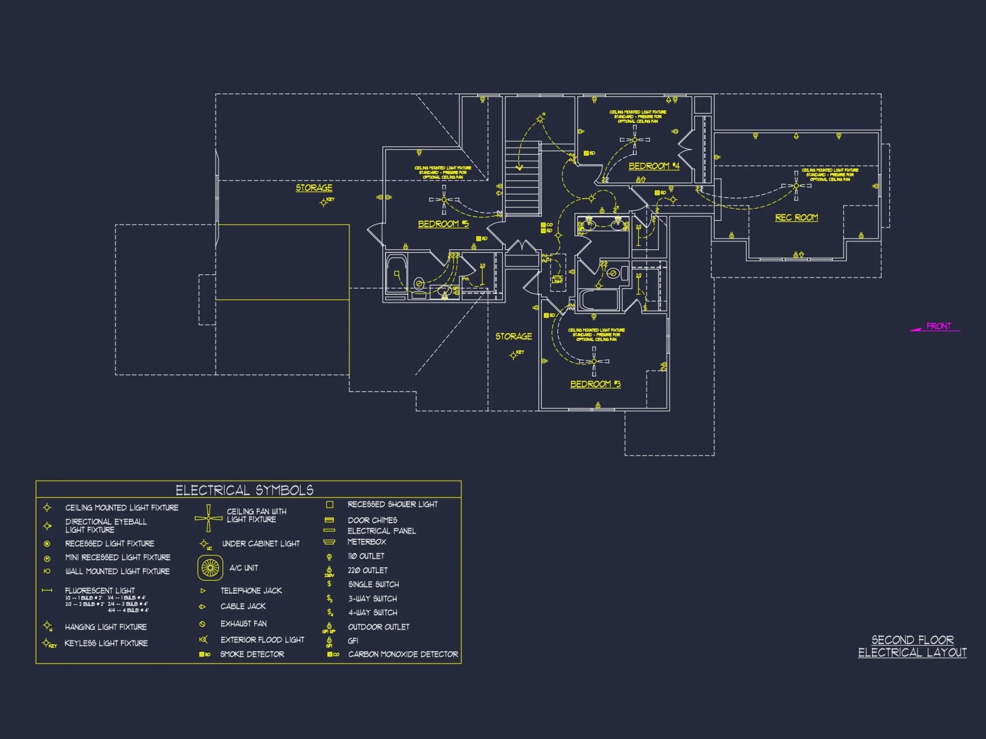 Explore Detailed house Plan Floor Designs with CAD Blueprints