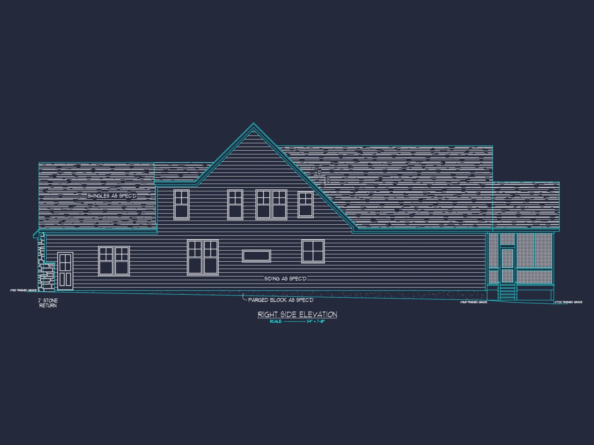 Explore Detailed house Plan Floor Designs with CAD Blueprints