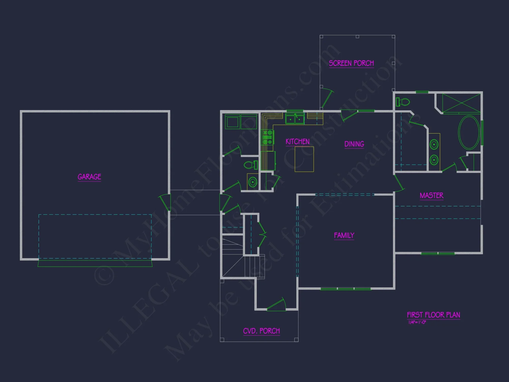 Modern Suburban house Plan with 3 Beds and Stylish Architecture