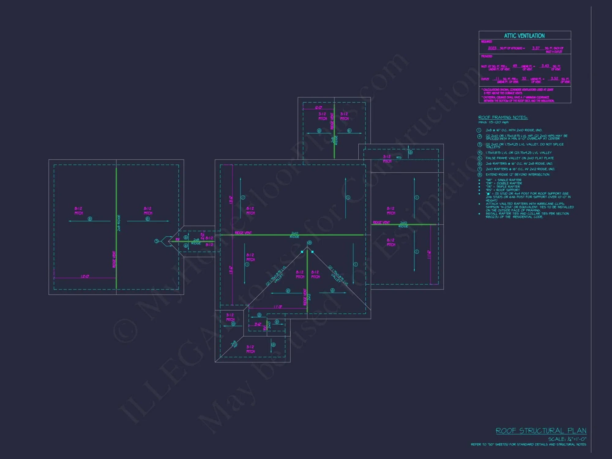 Modern Suburban house Plan with 3 Beds and Stylish Architecture