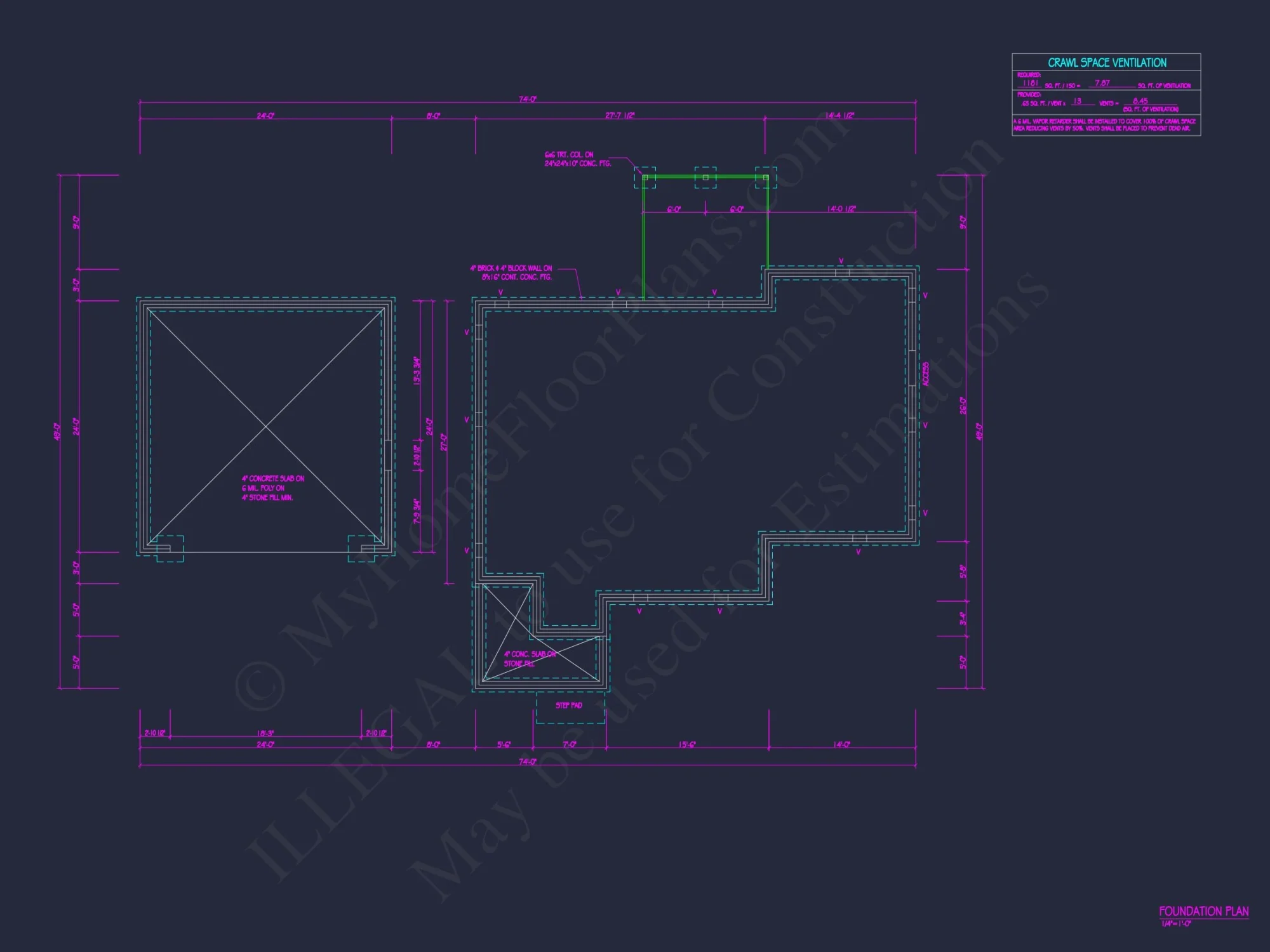 Modern Suburban house Plan with 3 Beds and Stylish Architecture