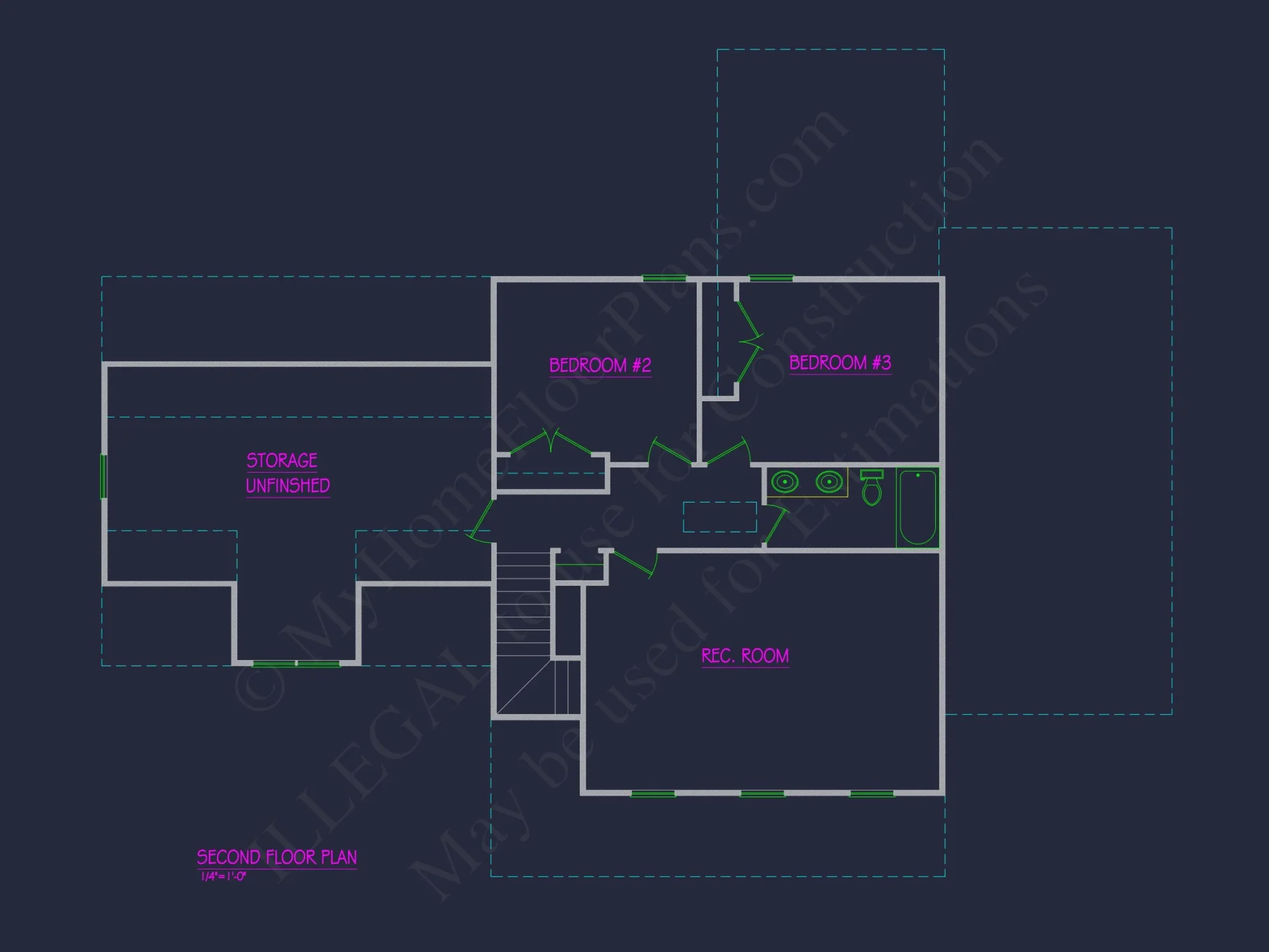 Modern Suburban house Plan with 3 Beds and Stylish Architecture
