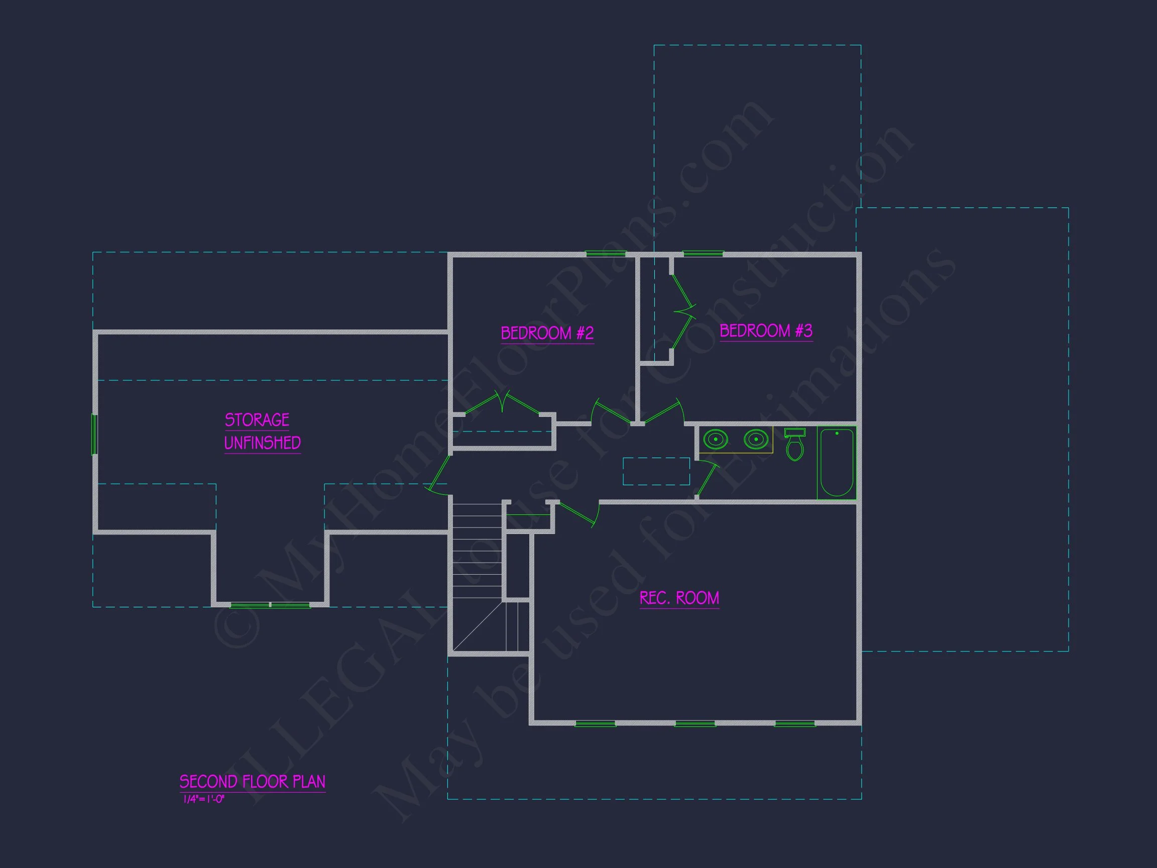 Modern Suburban house Plan with 3 Beds and Stylish Architecture