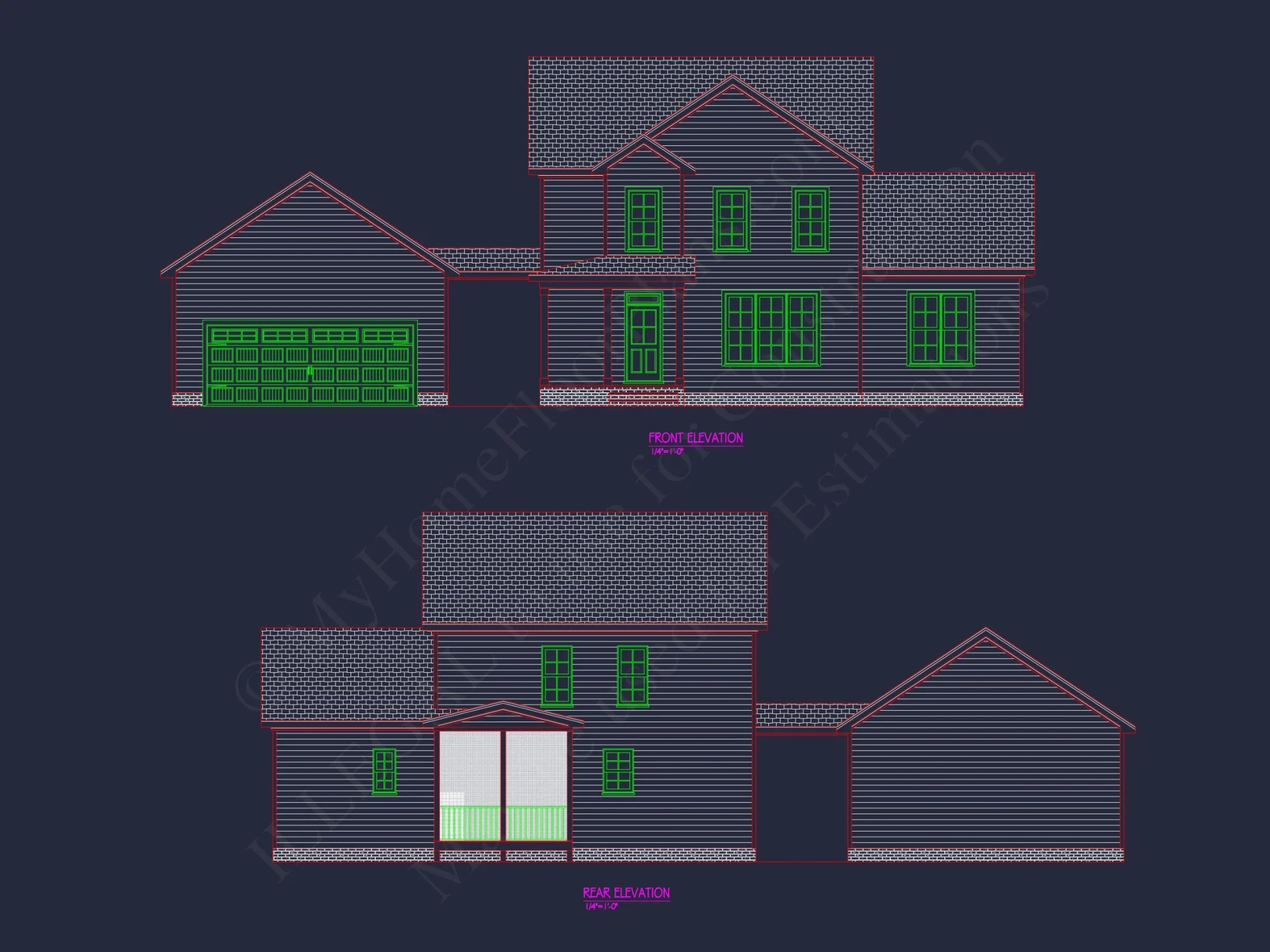 Modern Suburban house Plan with 3 Beds and Stylish Architecture