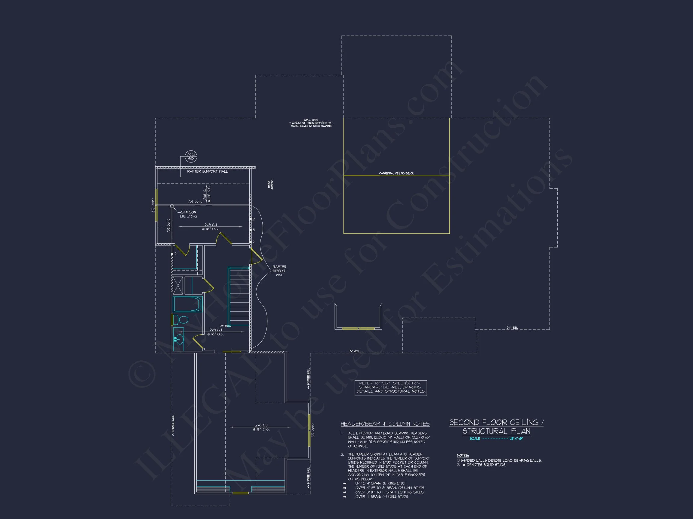 20-1247 HOUSE PLAN - Traditional House Floor Plan with Spacious Design and CAD Details 15 Traditional house Floor Plan with Spacious Design and CAD Details