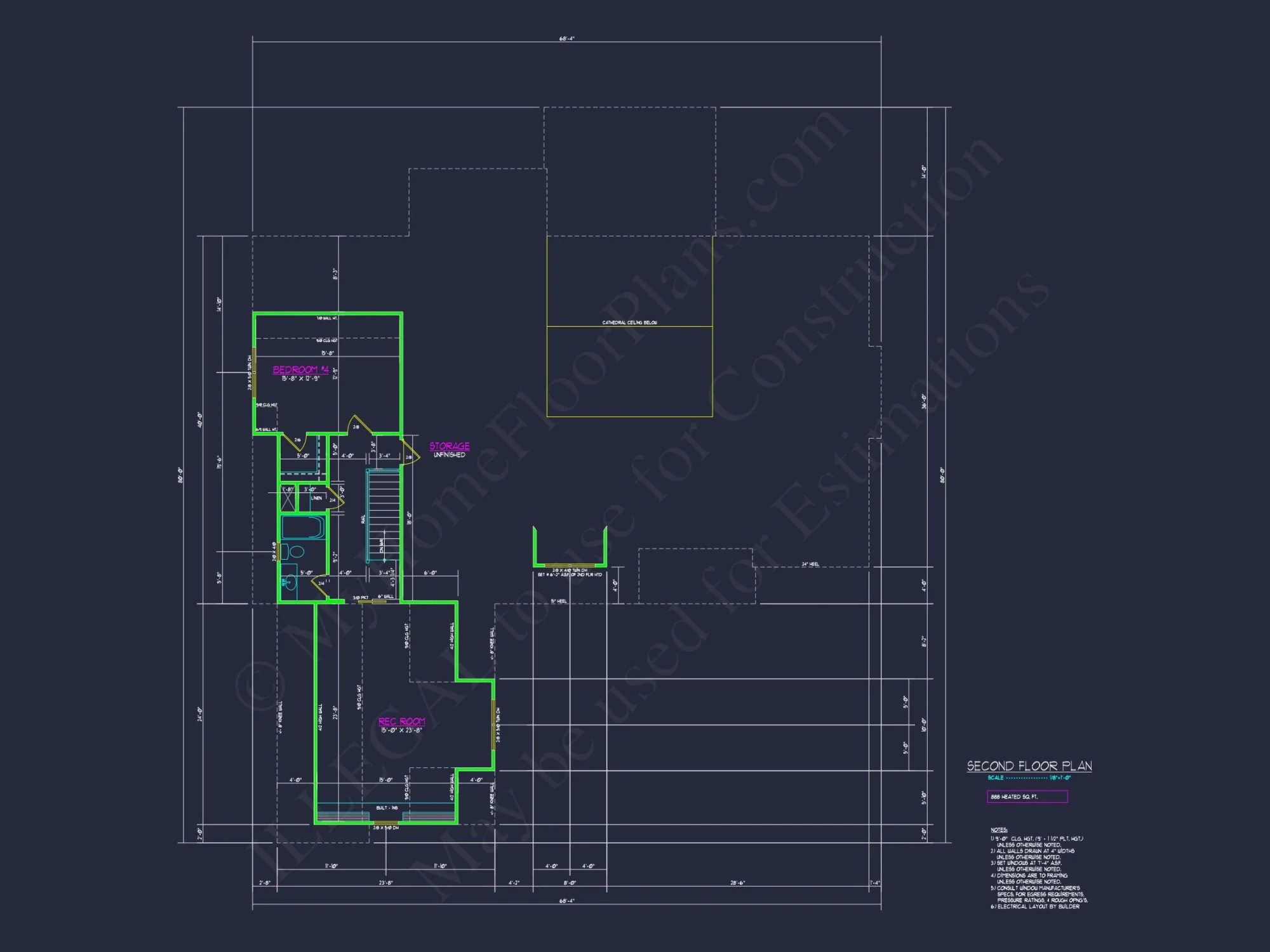 Traditional house Floor Plan with Spacious Design and CAD Details
