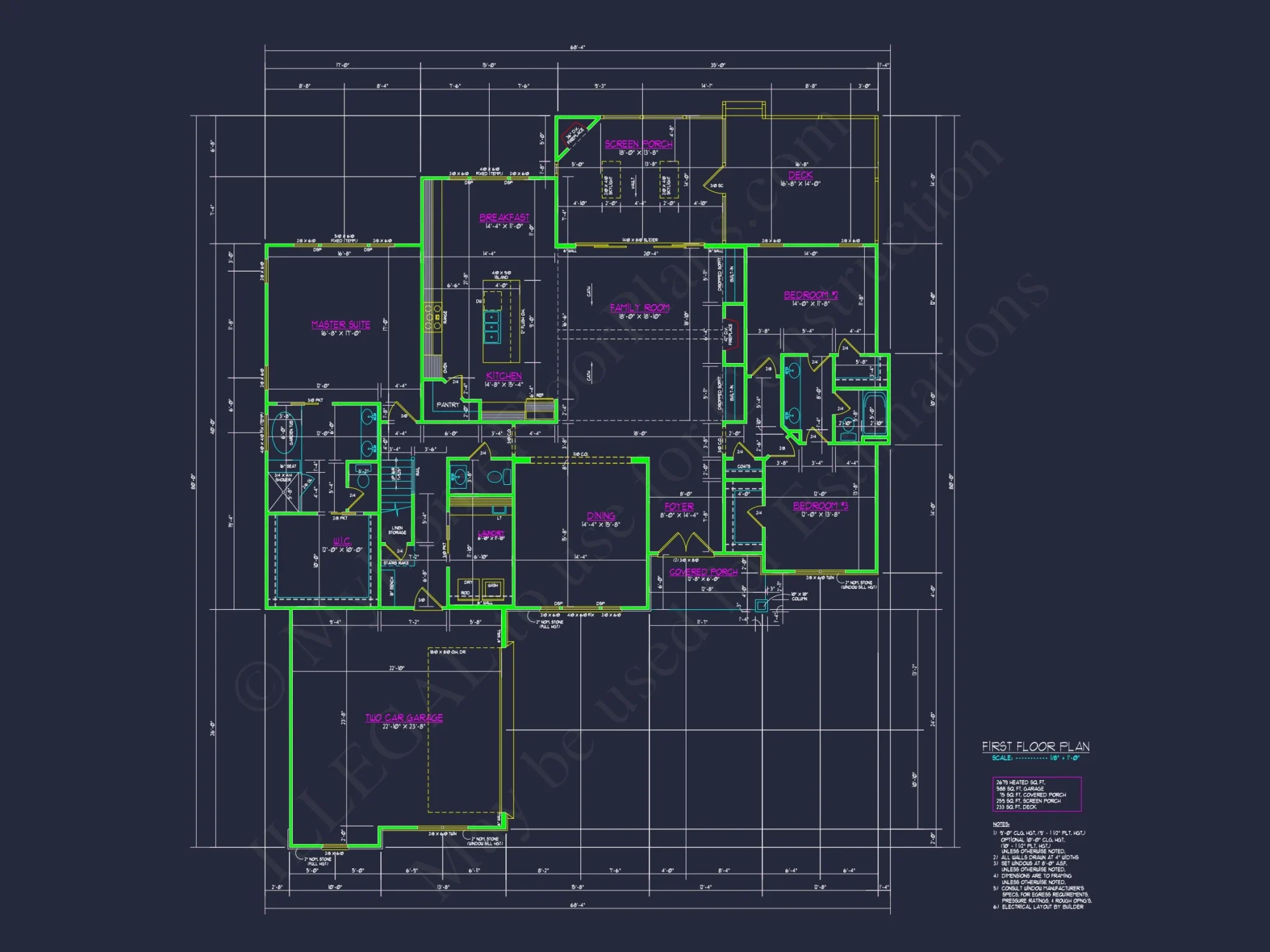 Traditional house Floor Plan with Spacious Design and CAD Details
