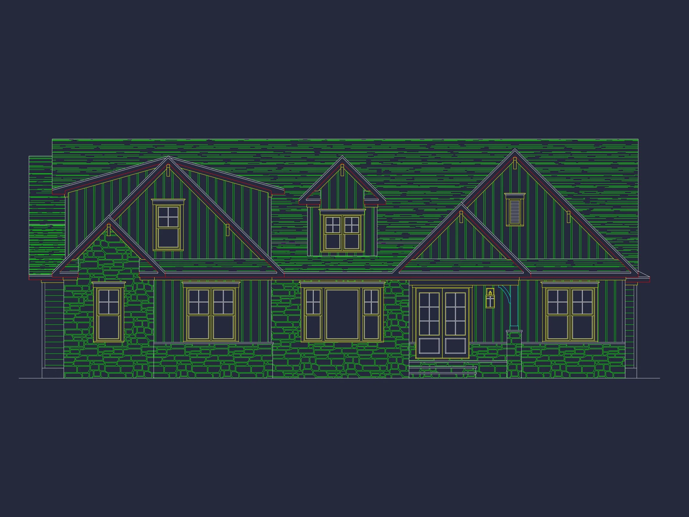 20-1247 HOUSE PLAN - Traditional House Floor Plan with Spacious Design and CAD Details 6 Traditional house Floor Plan with Spacious Design and CAD Details