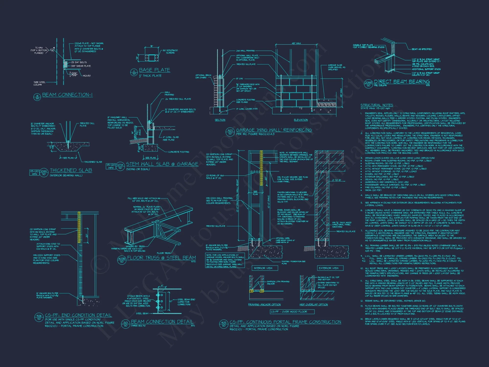 house Plan with CAD Designs: 2-Story Floor Plan and Blueprint