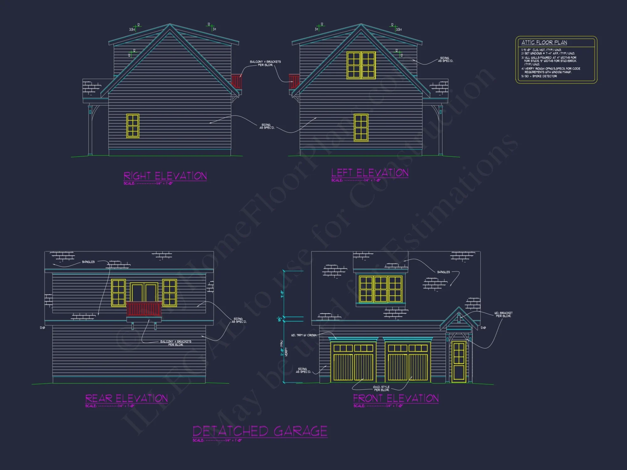 house Plan with CAD Designs: 2-Story Floor Plan and Blueprint