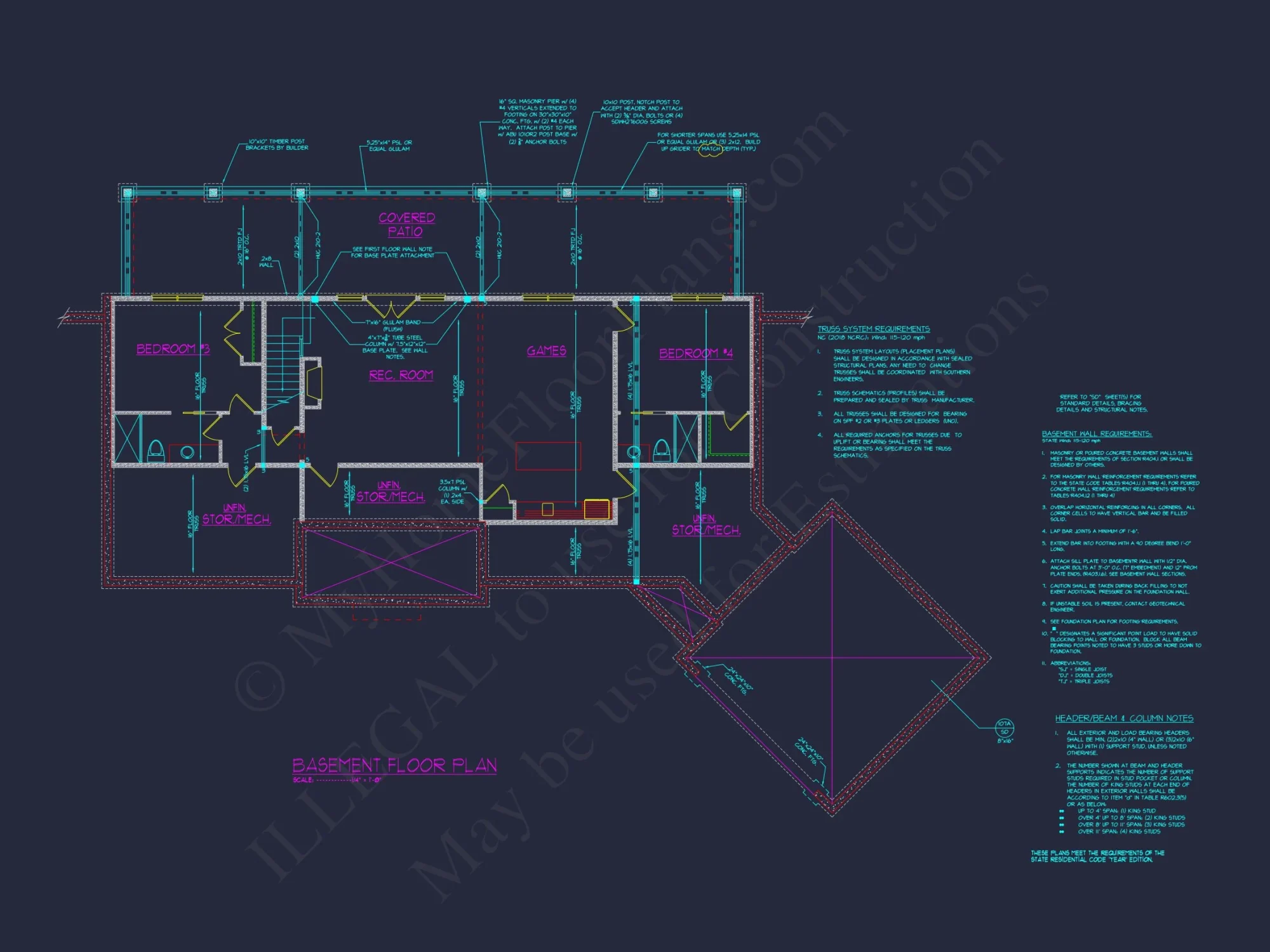 house Plan with CAD Designs: 2-Story Floor Plan and Blueprint
