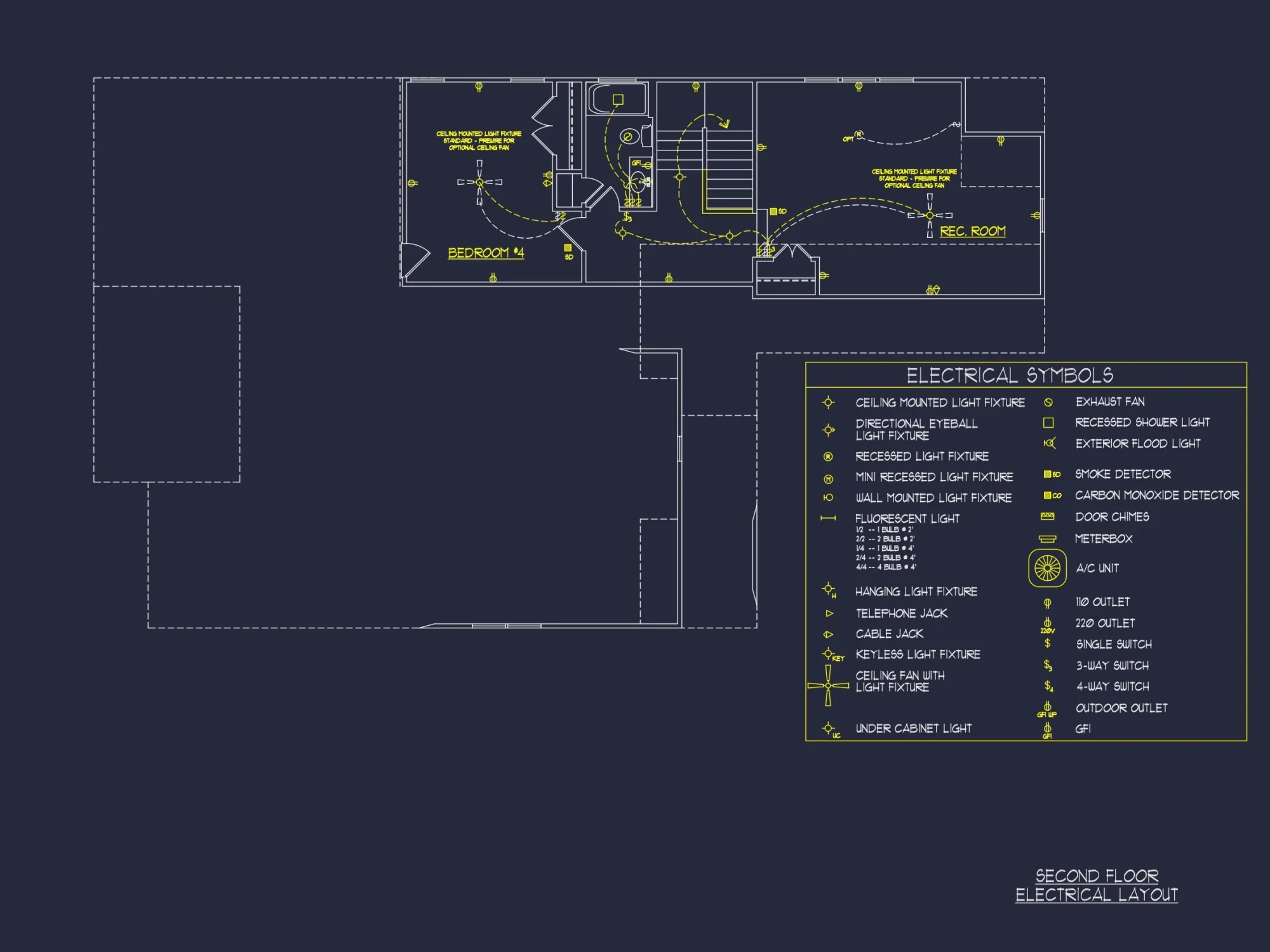 Craftsman house Plan with 1.5 Floors and CAD Blueprint Designs