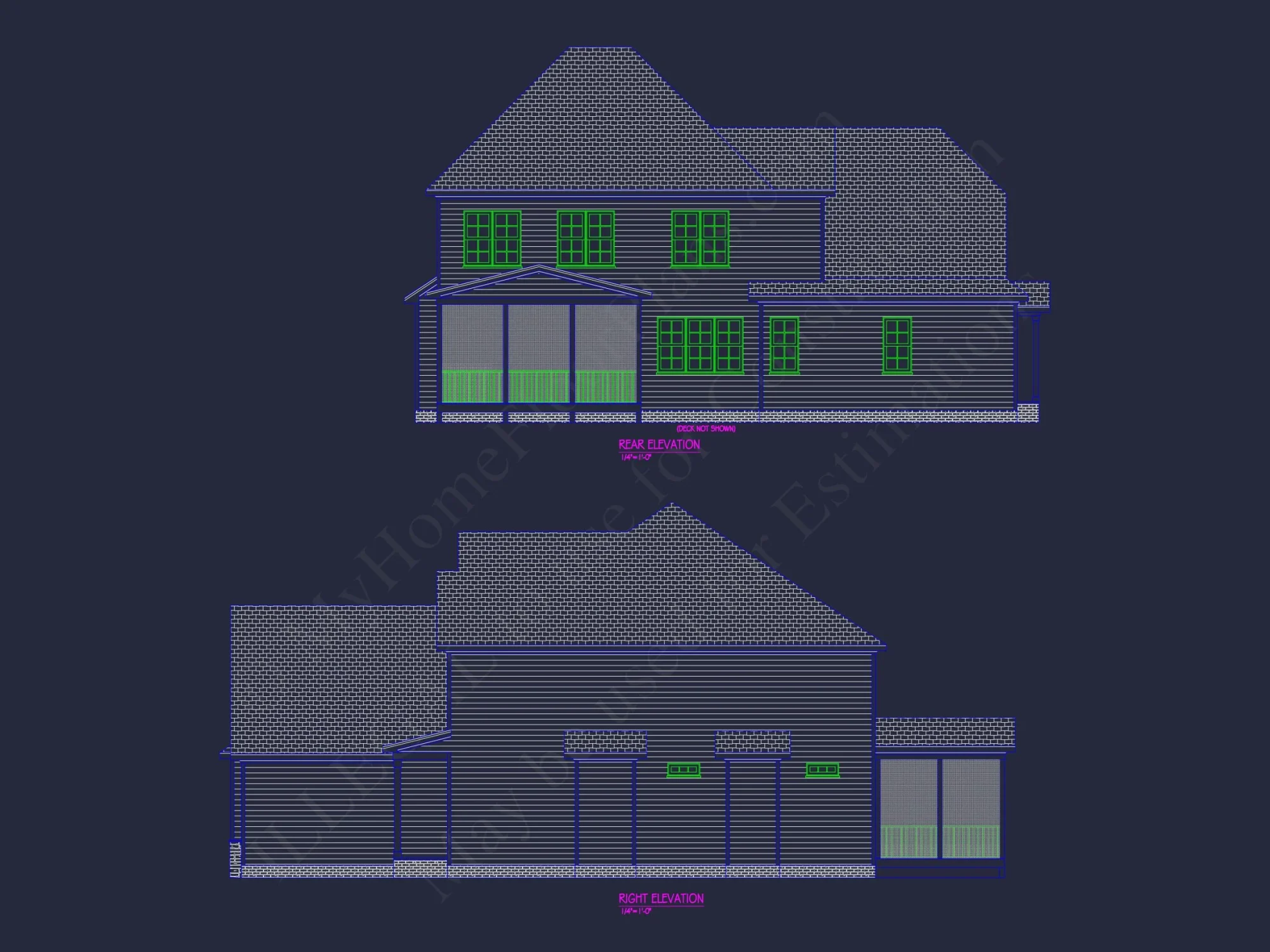 Charming 2-Story house Plan with CAD Architecture Designs