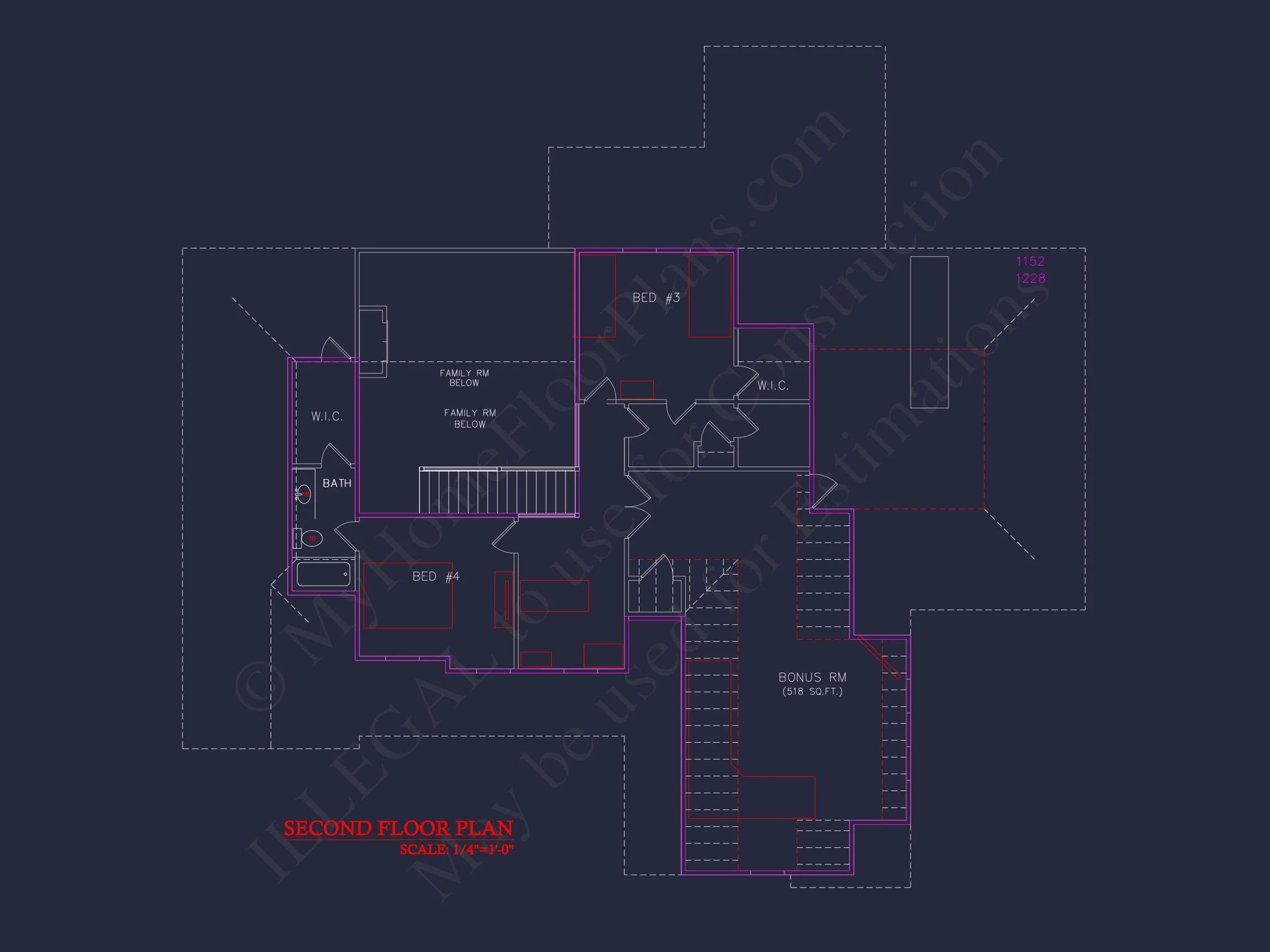 Spacious house Plan with 2 Floors, CAD Designs & Blueprint