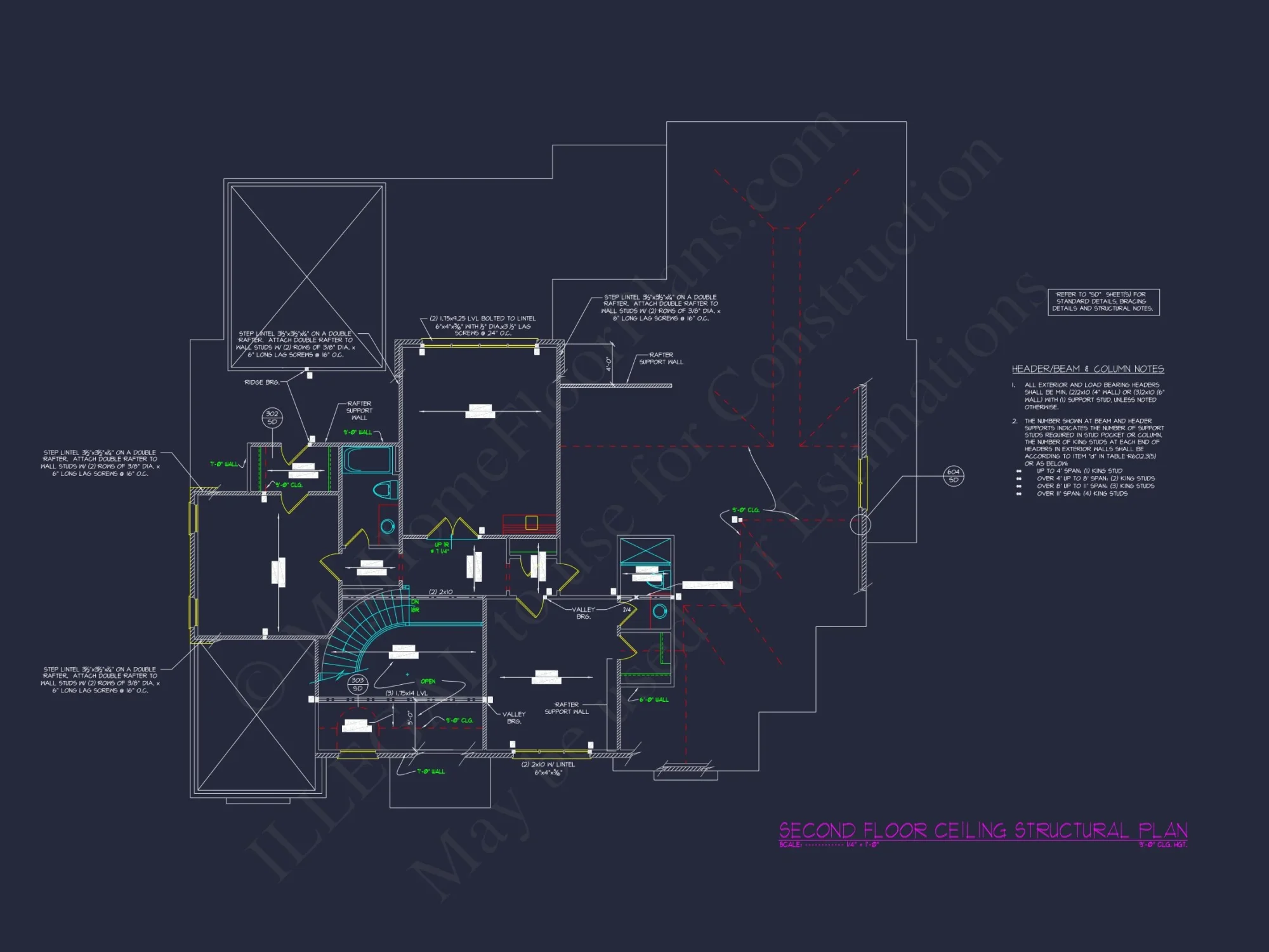 Elegant 2-Story house Plan with Spacious Floor Plan and CAD Designs