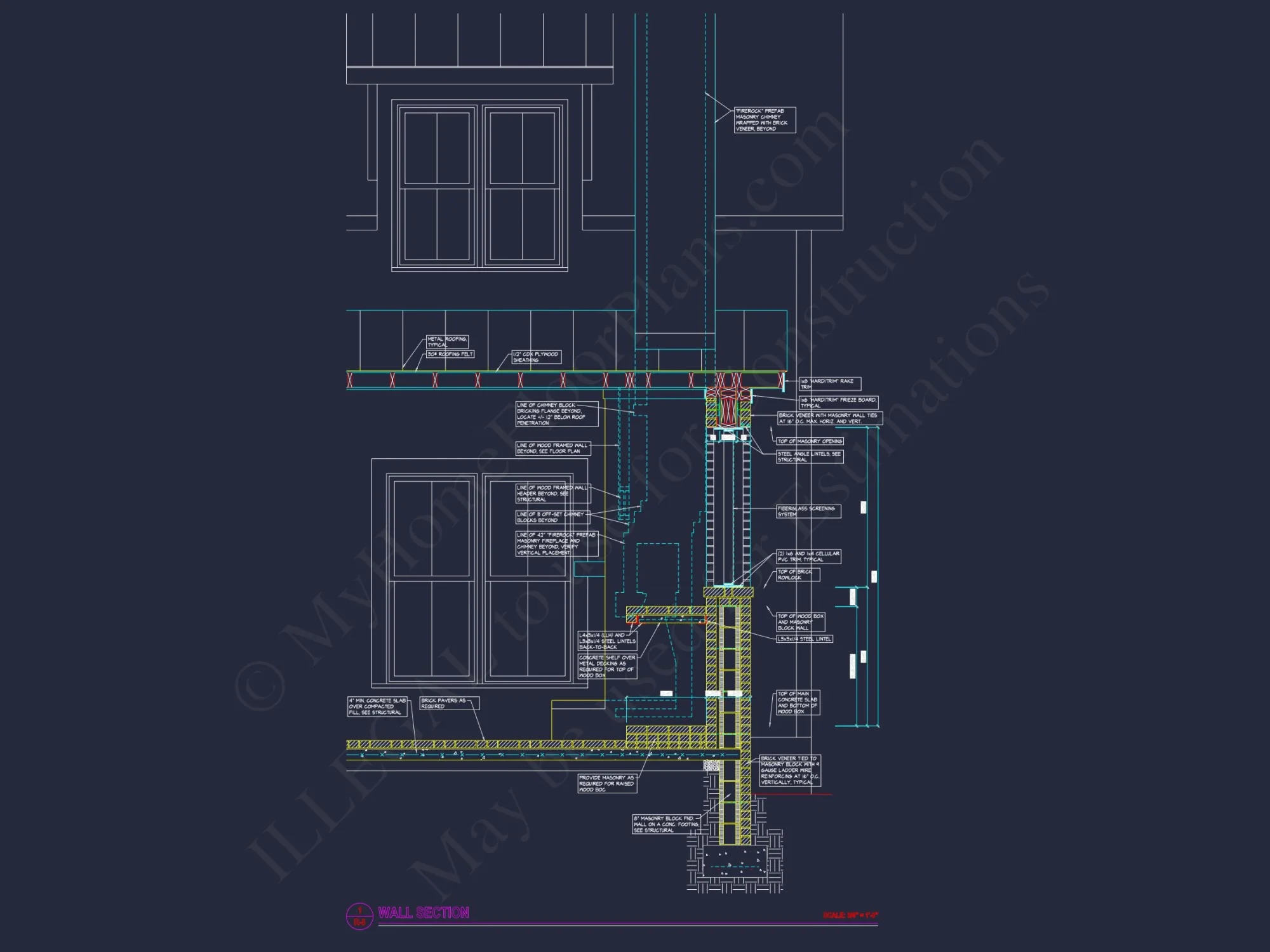 Spacious 2-Story house Floor Plan with CAD Designs & Blueprint