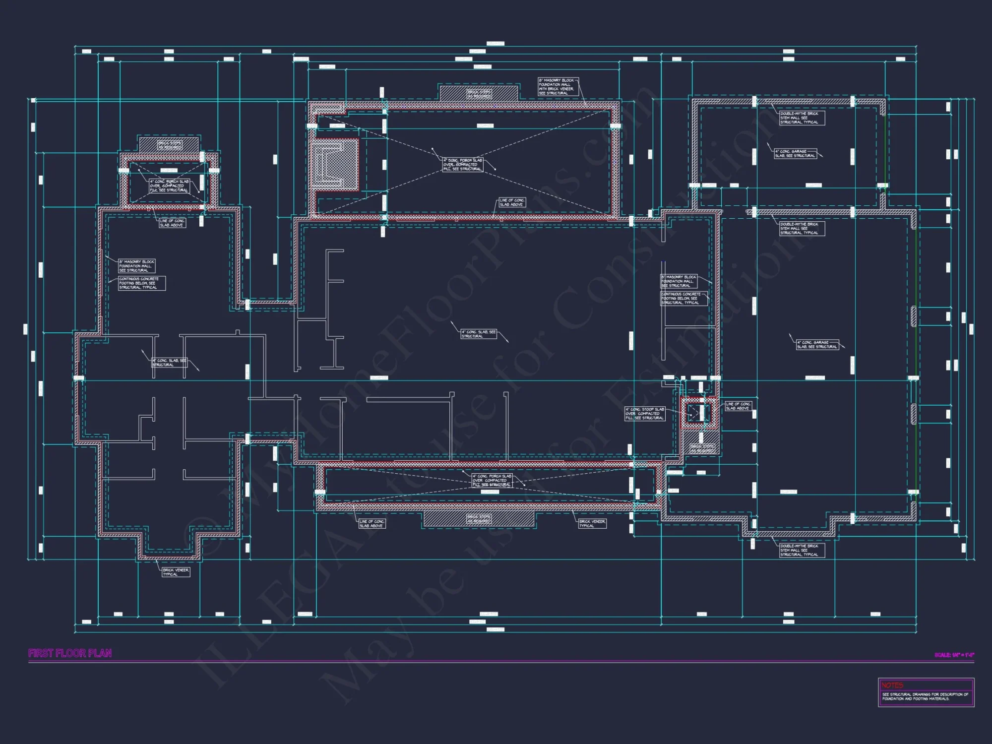 Spacious 2-Story house Floor Plan with CAD Designs & Blueprint