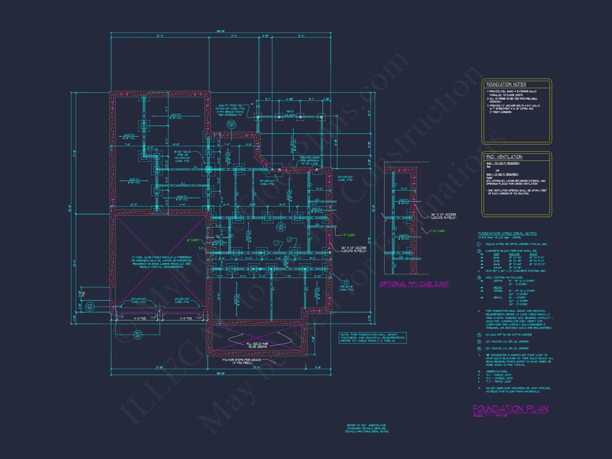 Beautiful Southern house Floor Plan with 2 Stories and CAD Designs