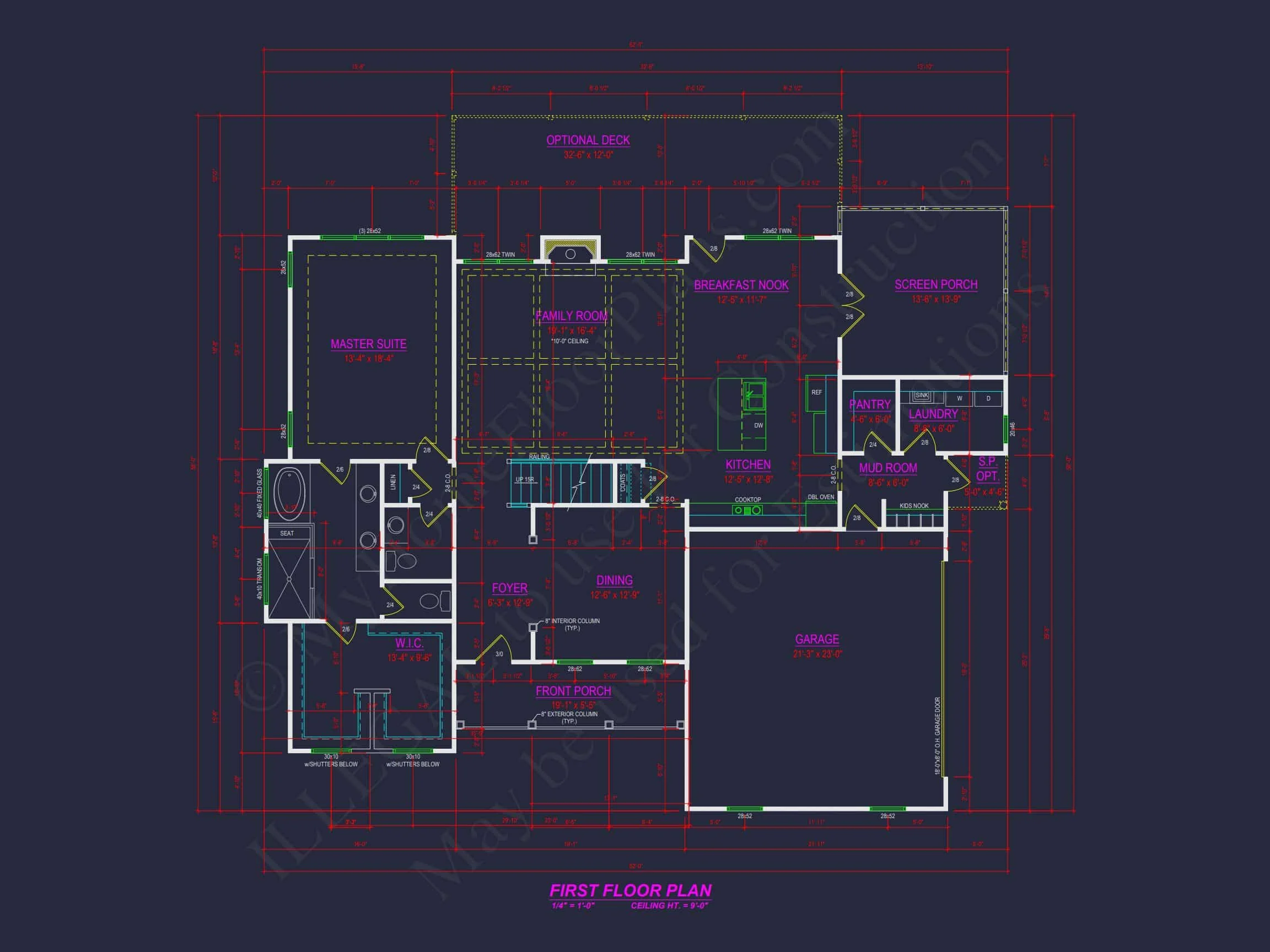 Elegant house Plan with Detailed Floor Designs and CAD Blueprints