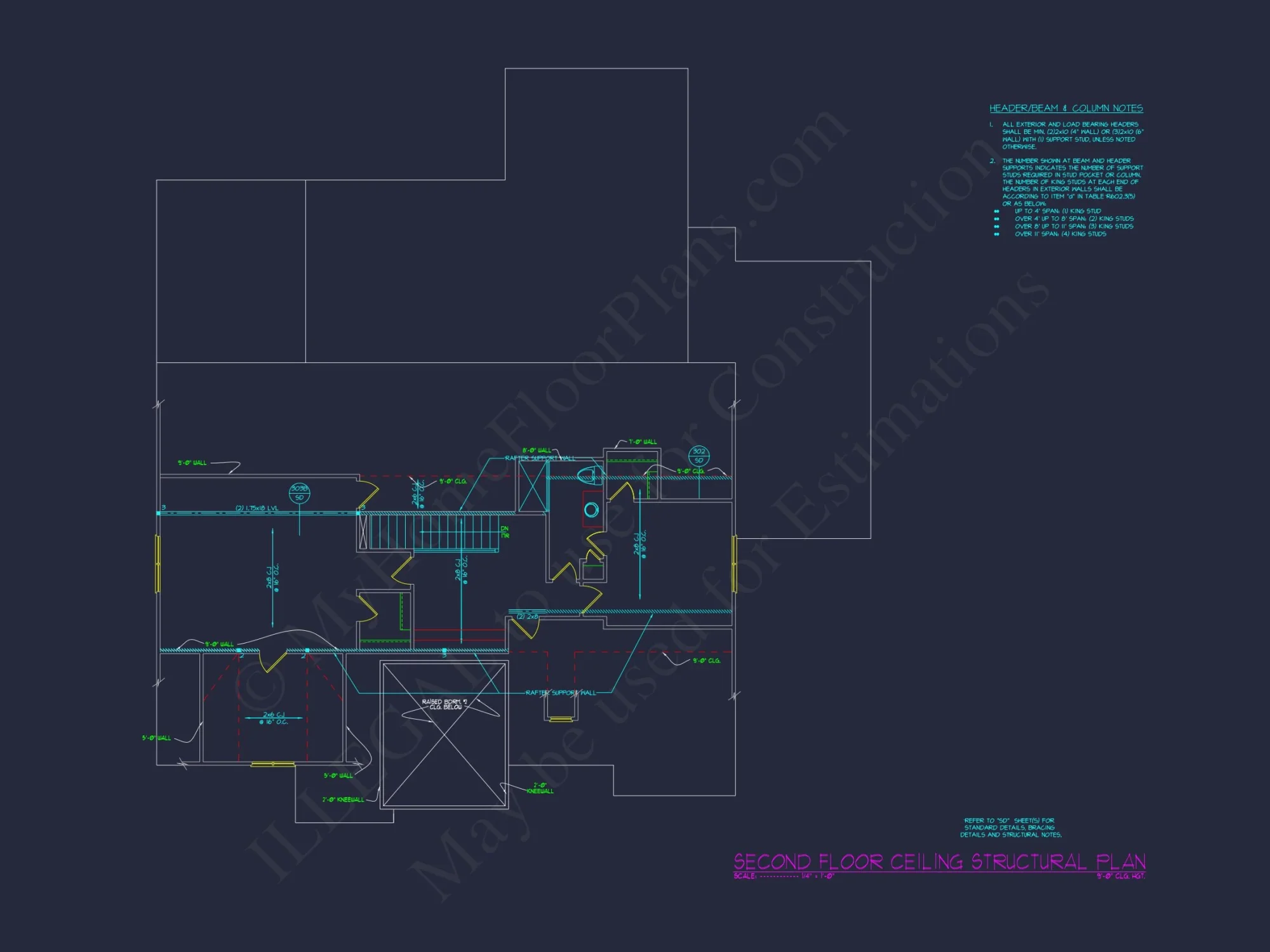 Traditional Farmhouse house Floor Plan with CAD and Blueprint Designs