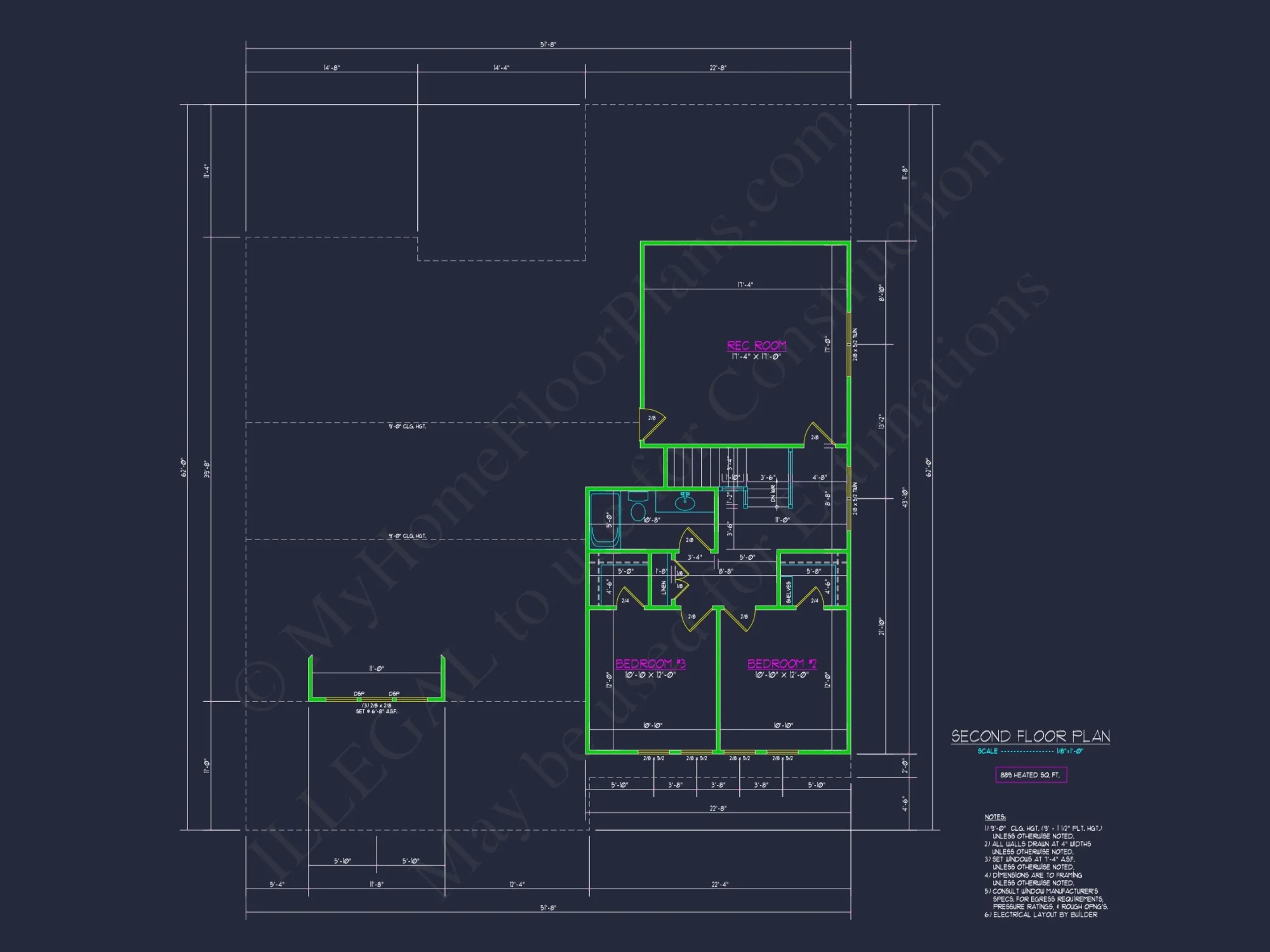 Traditional house Plan with 2-Story CAD Designs