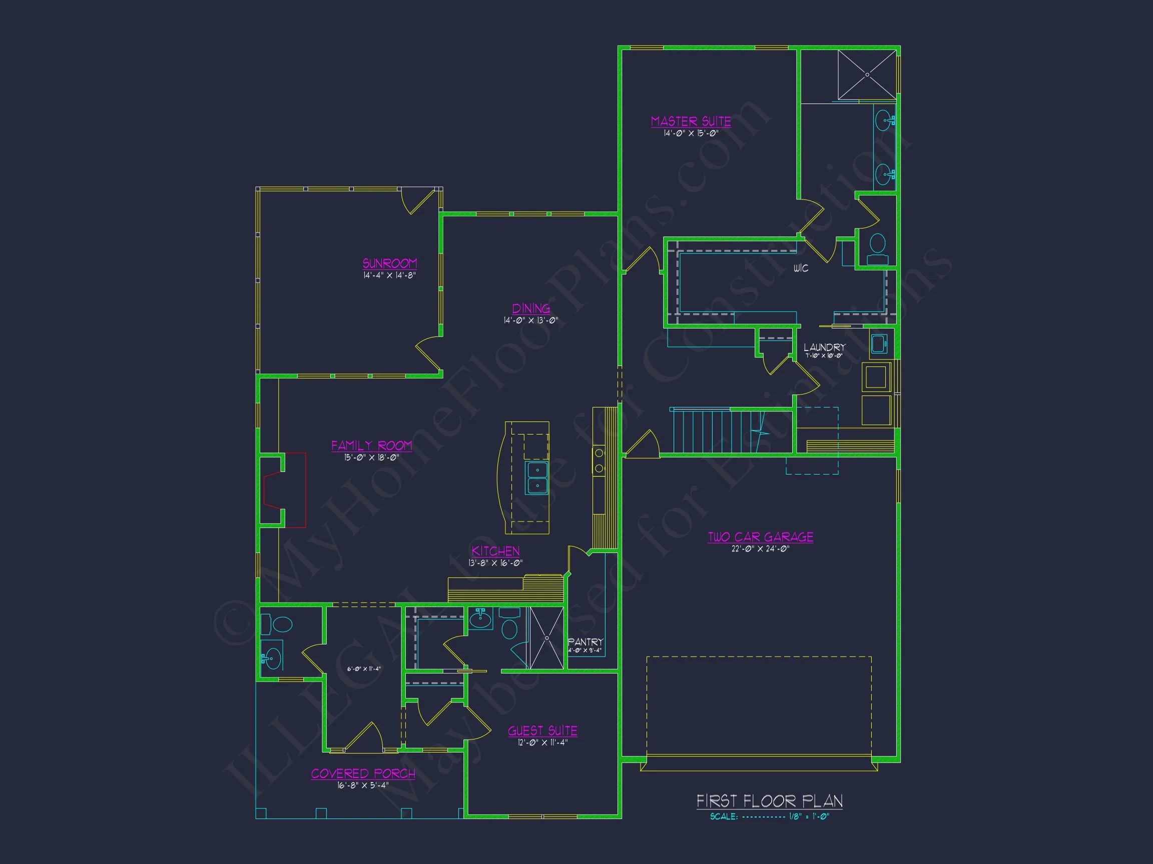 Traditional house Plan with 2-Story CAD Designs
