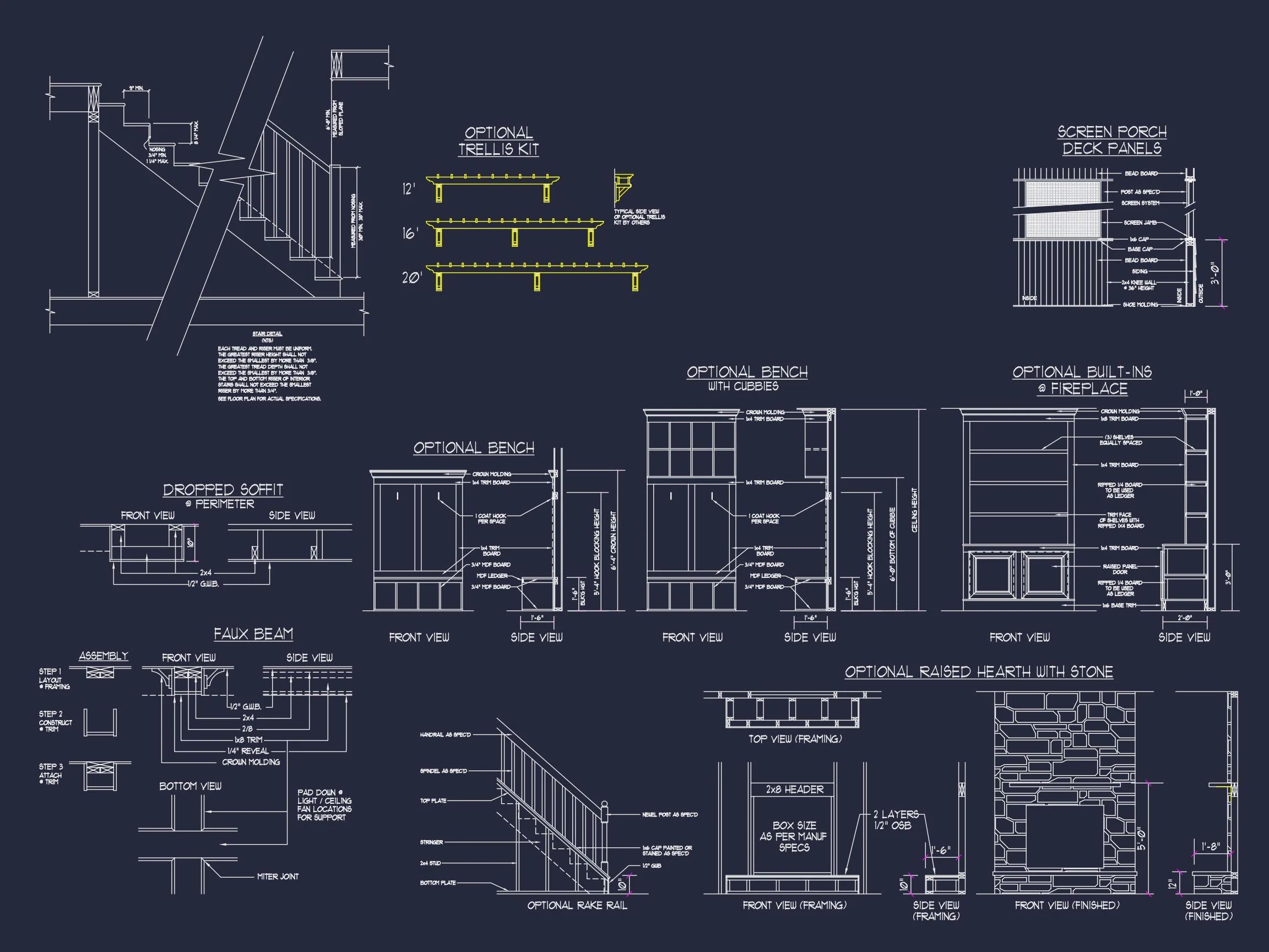 Traditional Craftsman house Plan with Spacious Floor Designs