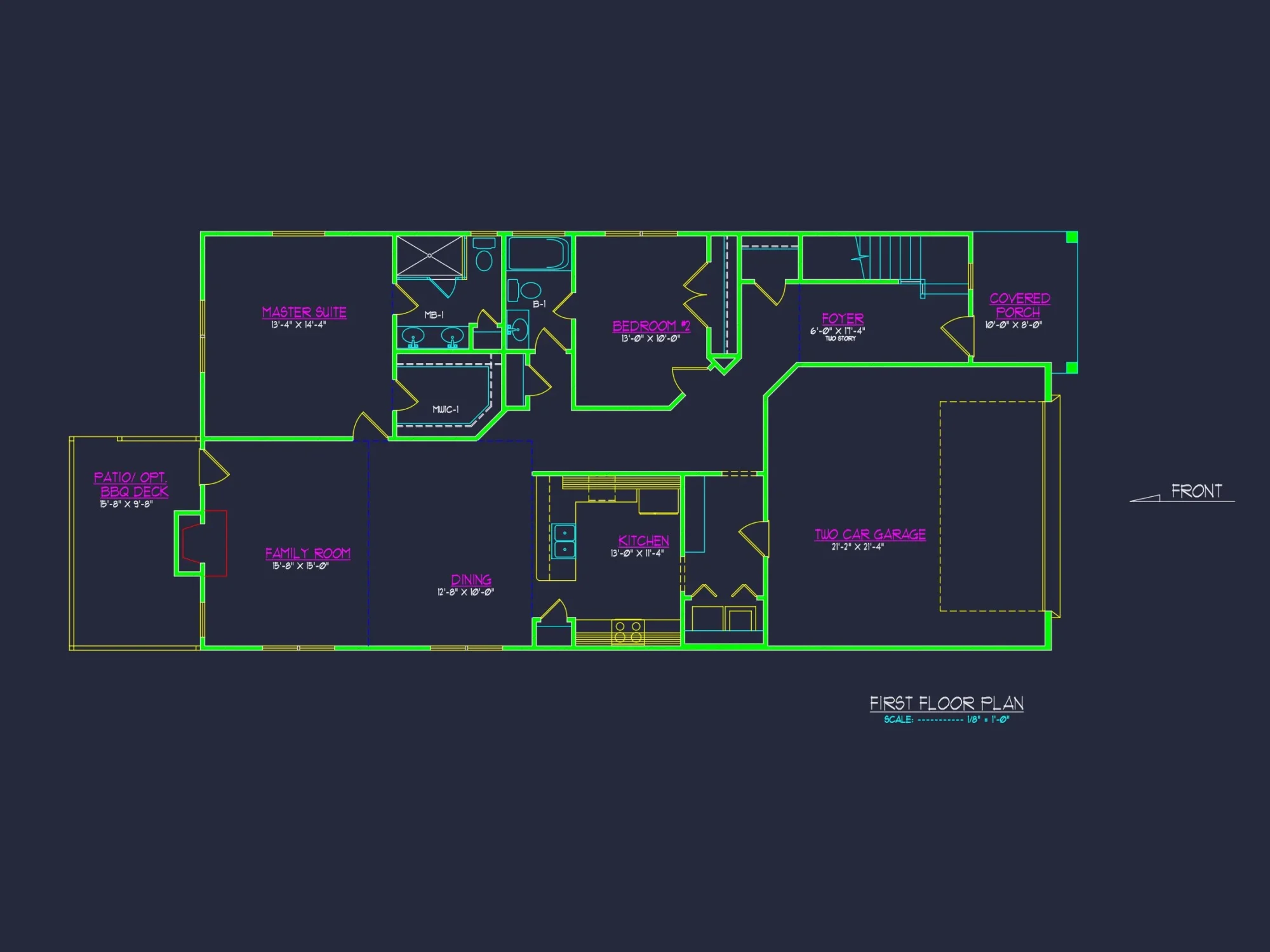 Traditional Craftsman house Plan with Spacious Floor Designs