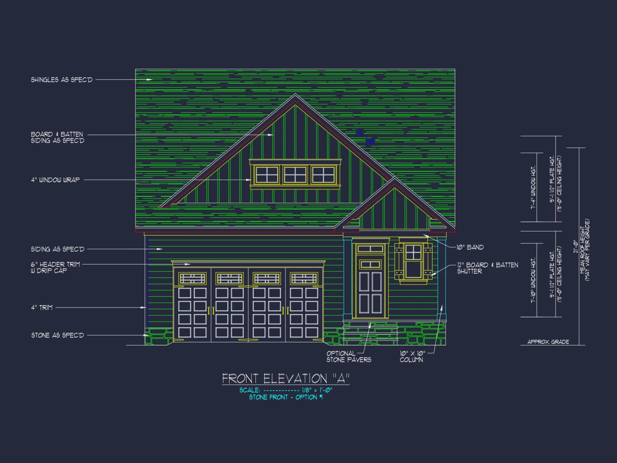 Traditional Craftsman house Plan with Spacious Floor Designs