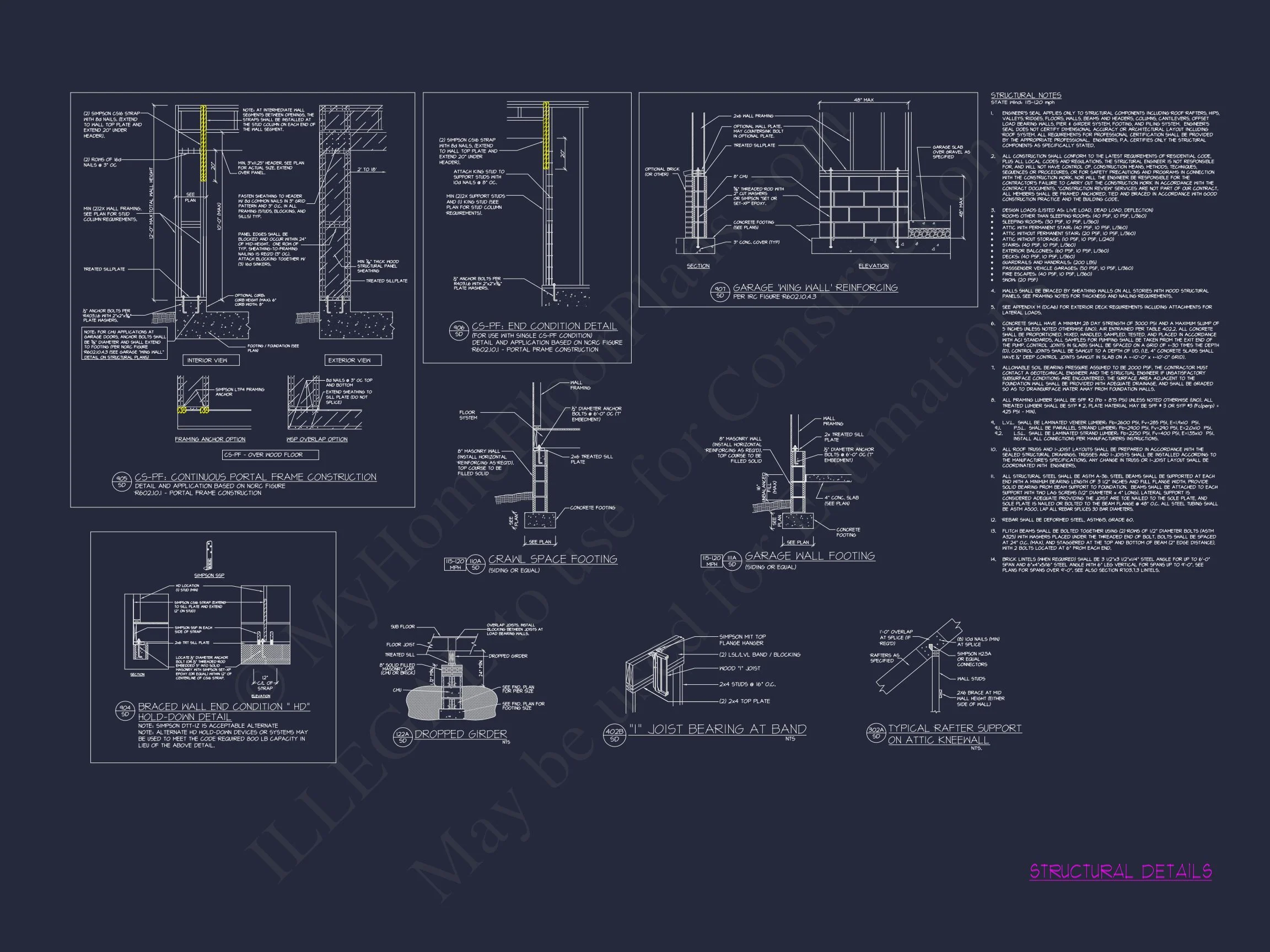 20-1049 HOUSE PLAN - Beautiful House Plan with CAD Floor Designs and Blueprint Details 12 Beautiful house Plan with CAD Floor Designs and Blueprint Details