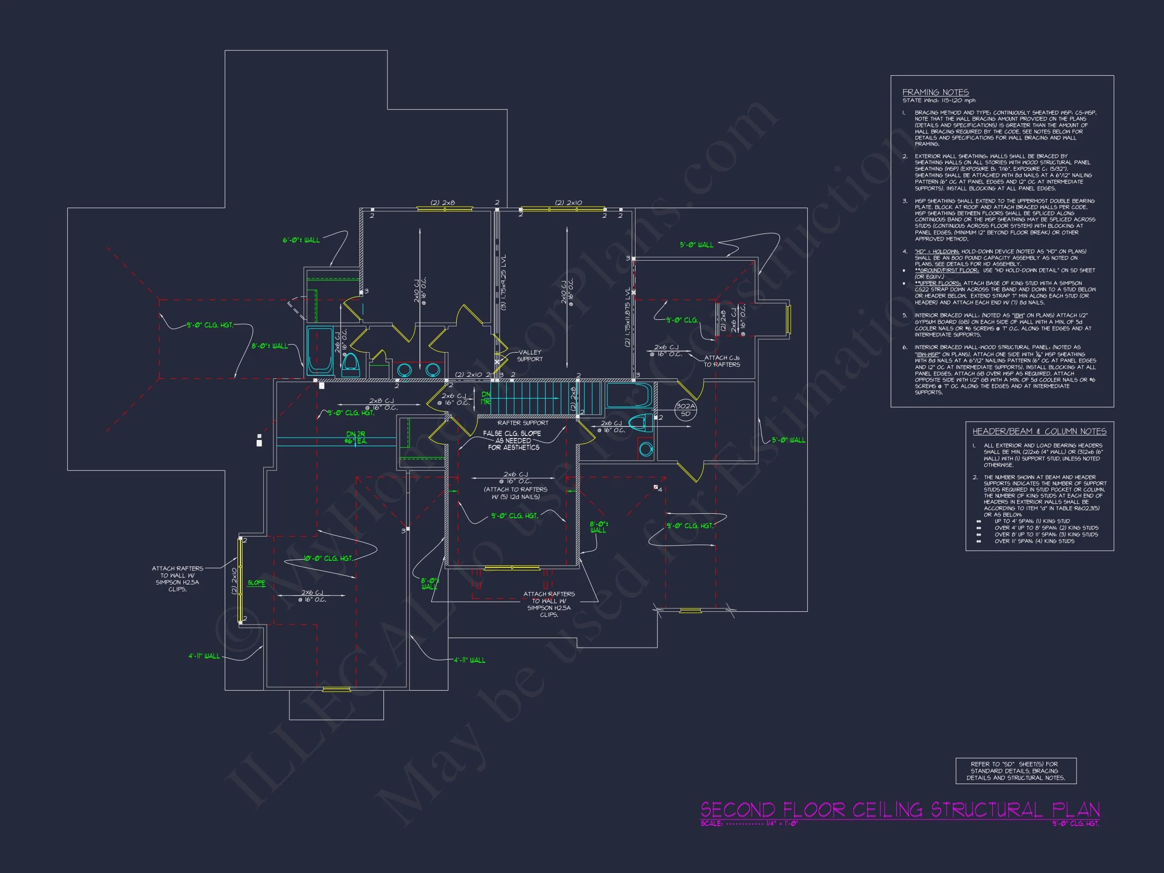 20-1049 HOUSE PLAN - Beautiful House Plan with CAD Floor Designs and Blueprint Details 10 Beautiful house Plan with CAD Floor Designs and Blueprint Details